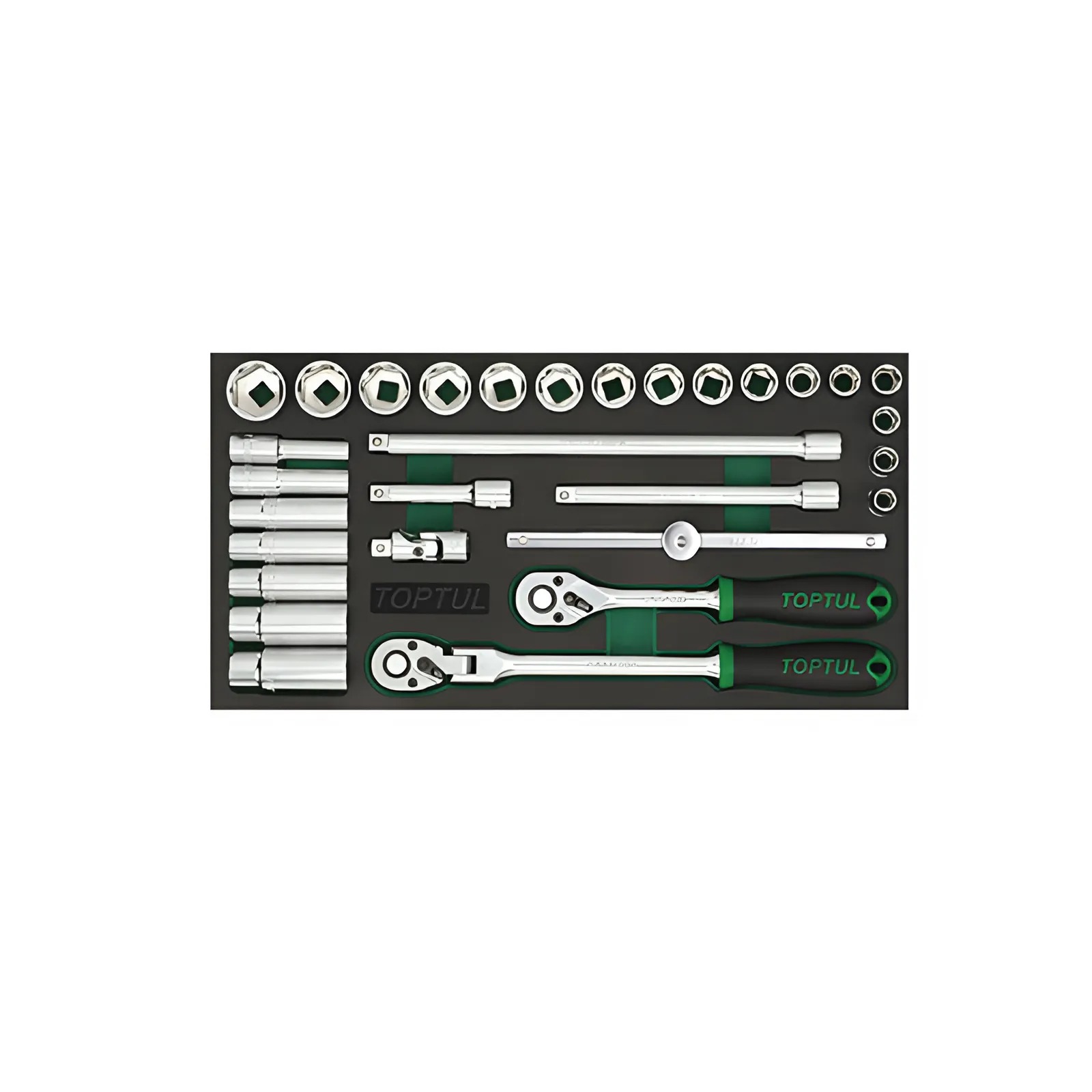Hình ảnh 1 của mặt hàng Bộ tuýp 3/8" 30 chi tiết Toptul