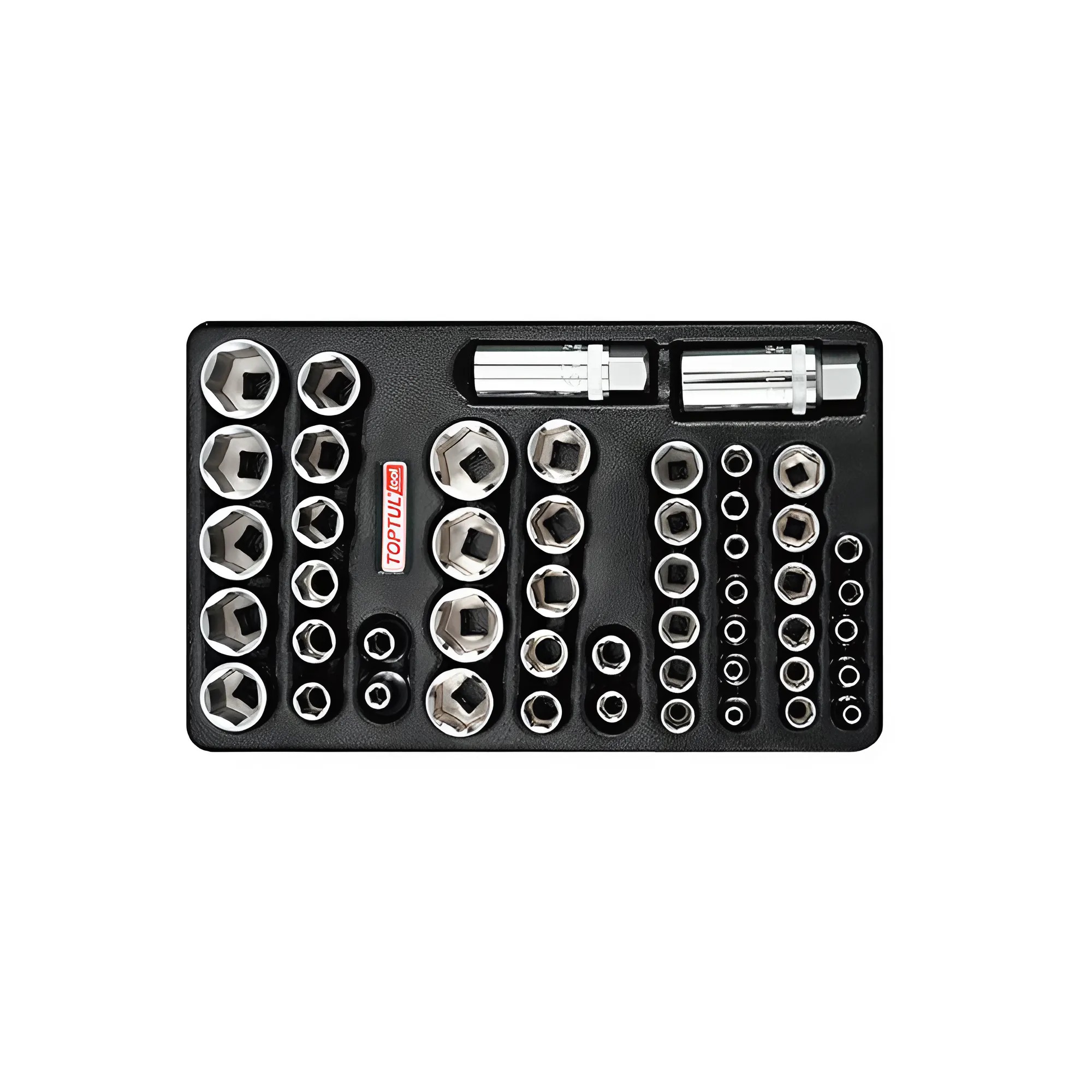 Hình ảnh 1 của mặt hàng Bộ tuýp 1/4" và 3/8" 50 chi tiết Toptul