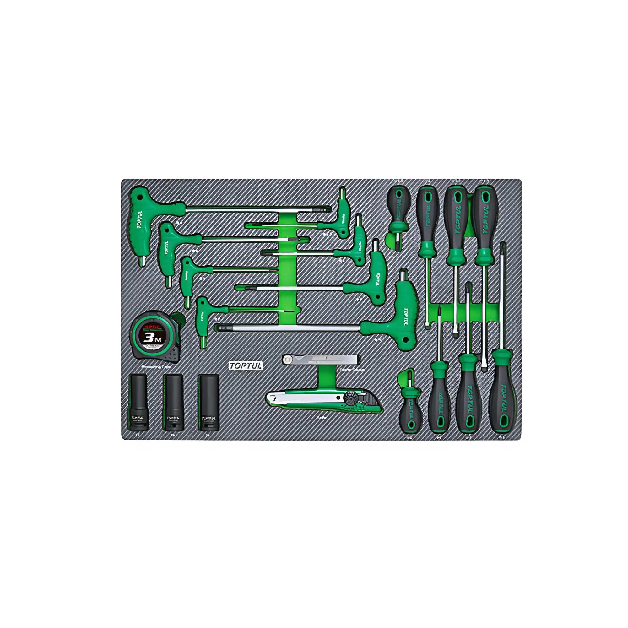 Hình ảnh 1 của mặt hàng Bộ dụng cụ 22 chi tiết Toptul