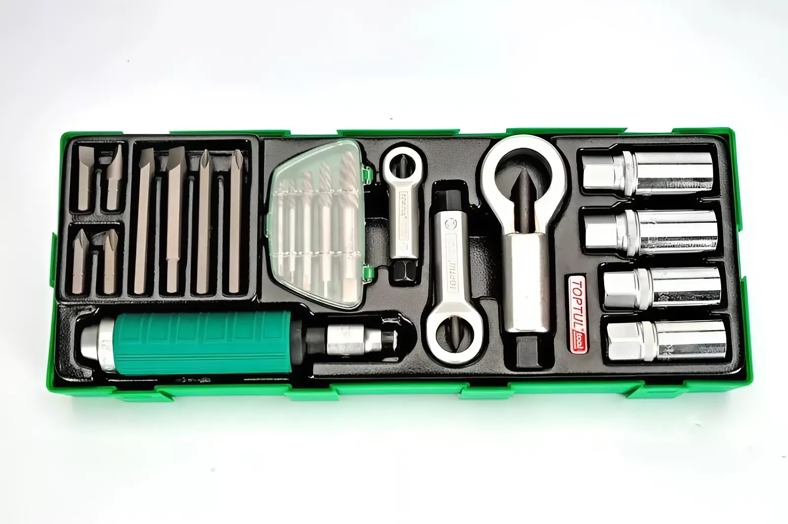Hình ảnh 2 của mặt hàng Bộ vít đóng 22 chi tiết Toptul