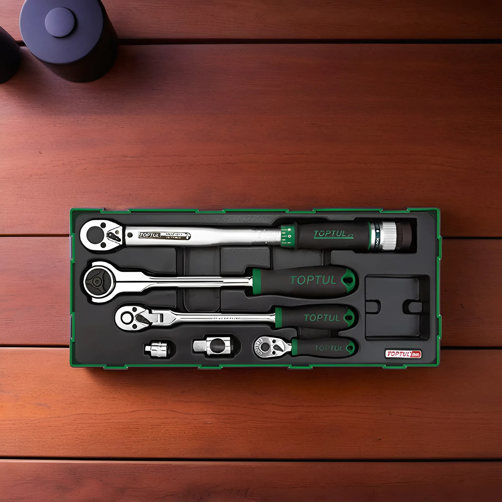 Hình ảnh 2 của mặt hàng Bộ cần siết lực 6 chi tiết Toptul