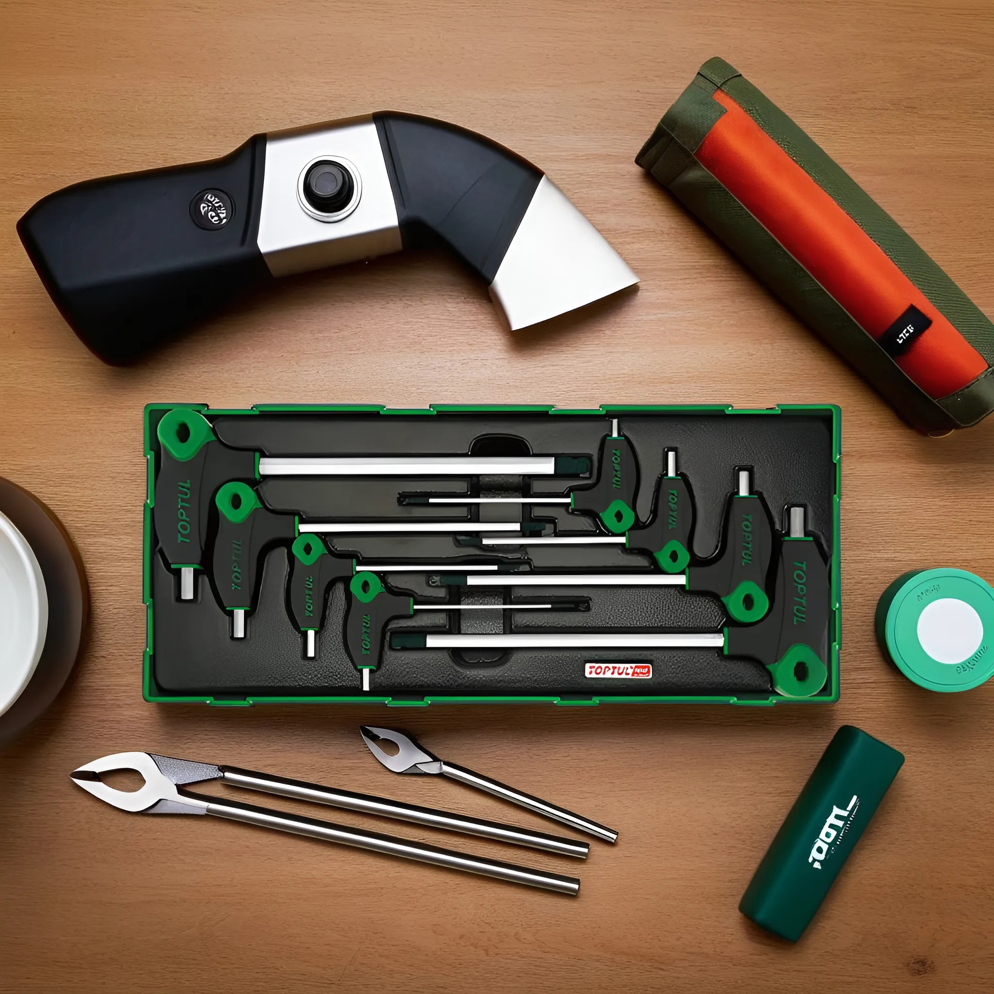 Hình ảnh 2 của mặt hàng Bộ lục giác chữ L 8 chi tiết Toptul