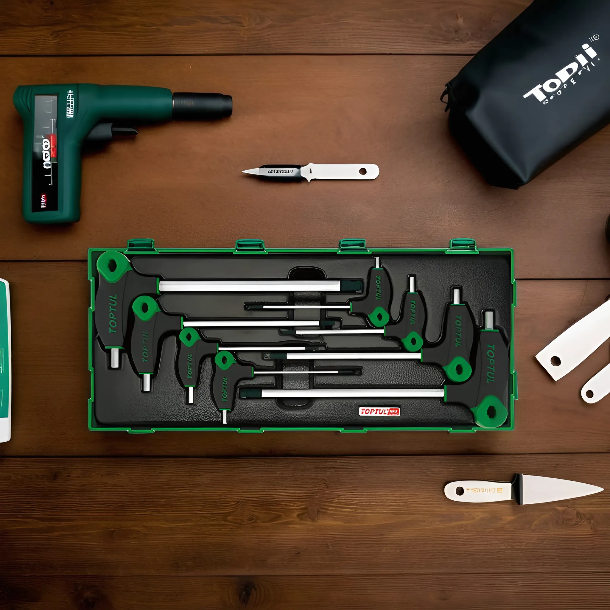 Hình ảnh 3 của mặt hàng Bộ lục giác chữ L 8 chi tiết Toptul