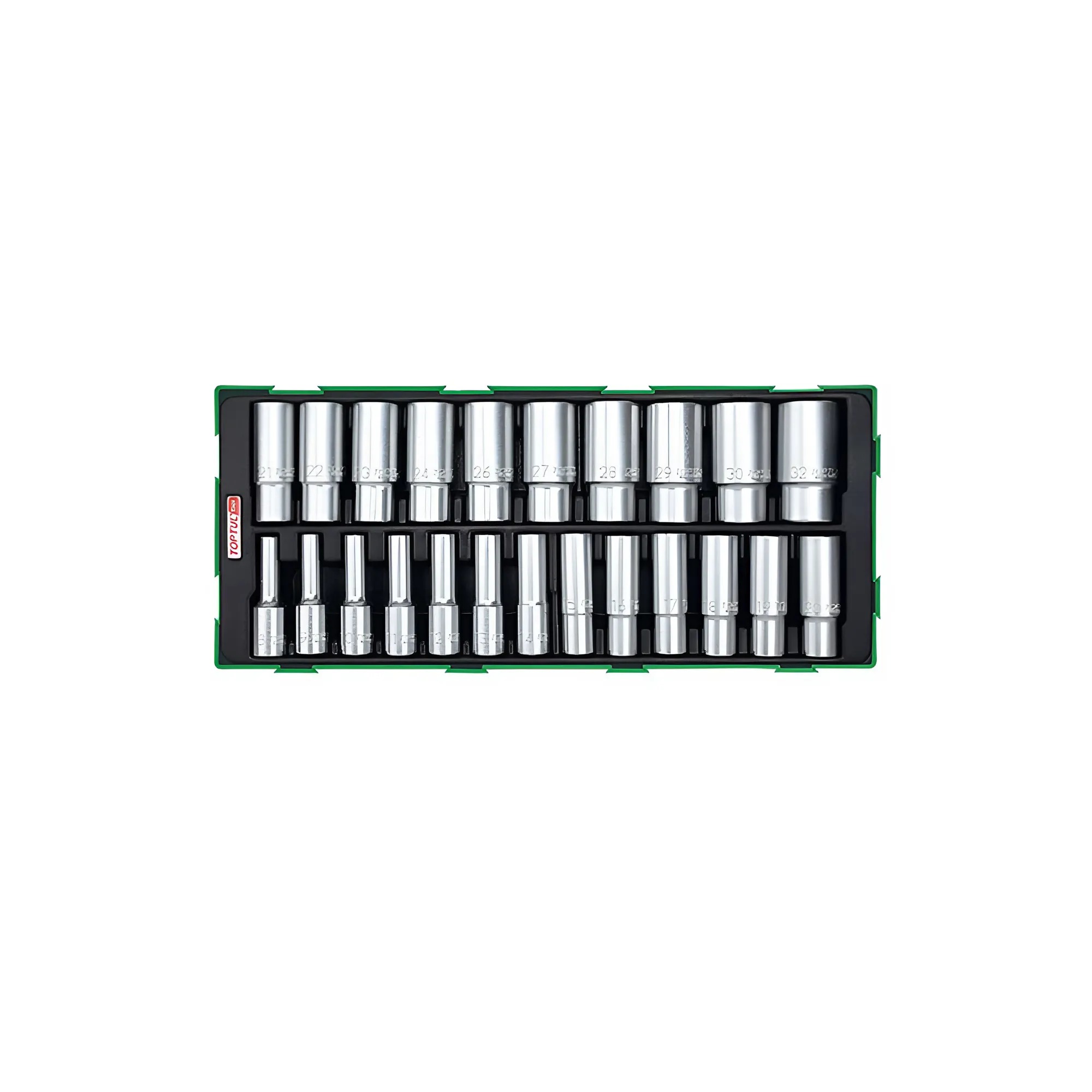 Hình ảnh 1 của mặt hàng Bộ đầu tuýp lục giác dài 1/2" 23 chi tiết Toptul