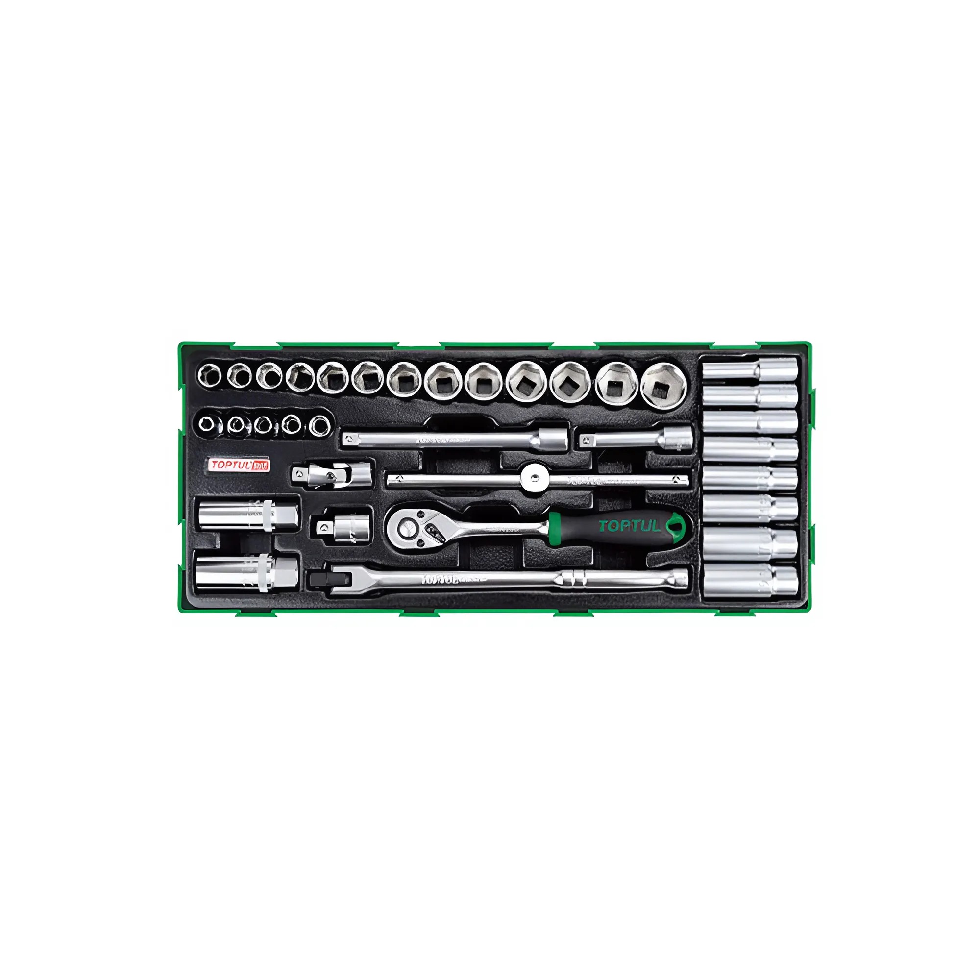 Hình ảnh 1 của mặt hàng Bộ tuýp và cần xiết 3/8" Toptul