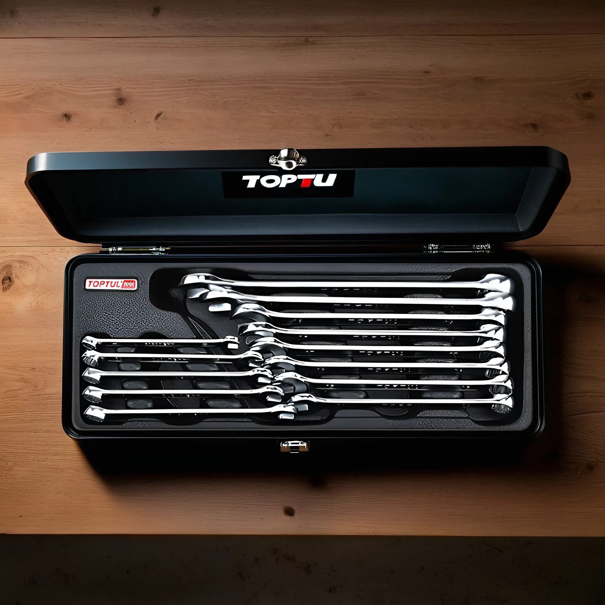 Hình ảnh 2 của mặt hàng Bộ cờ lê vòng miệng 13 chi tiết Toptul