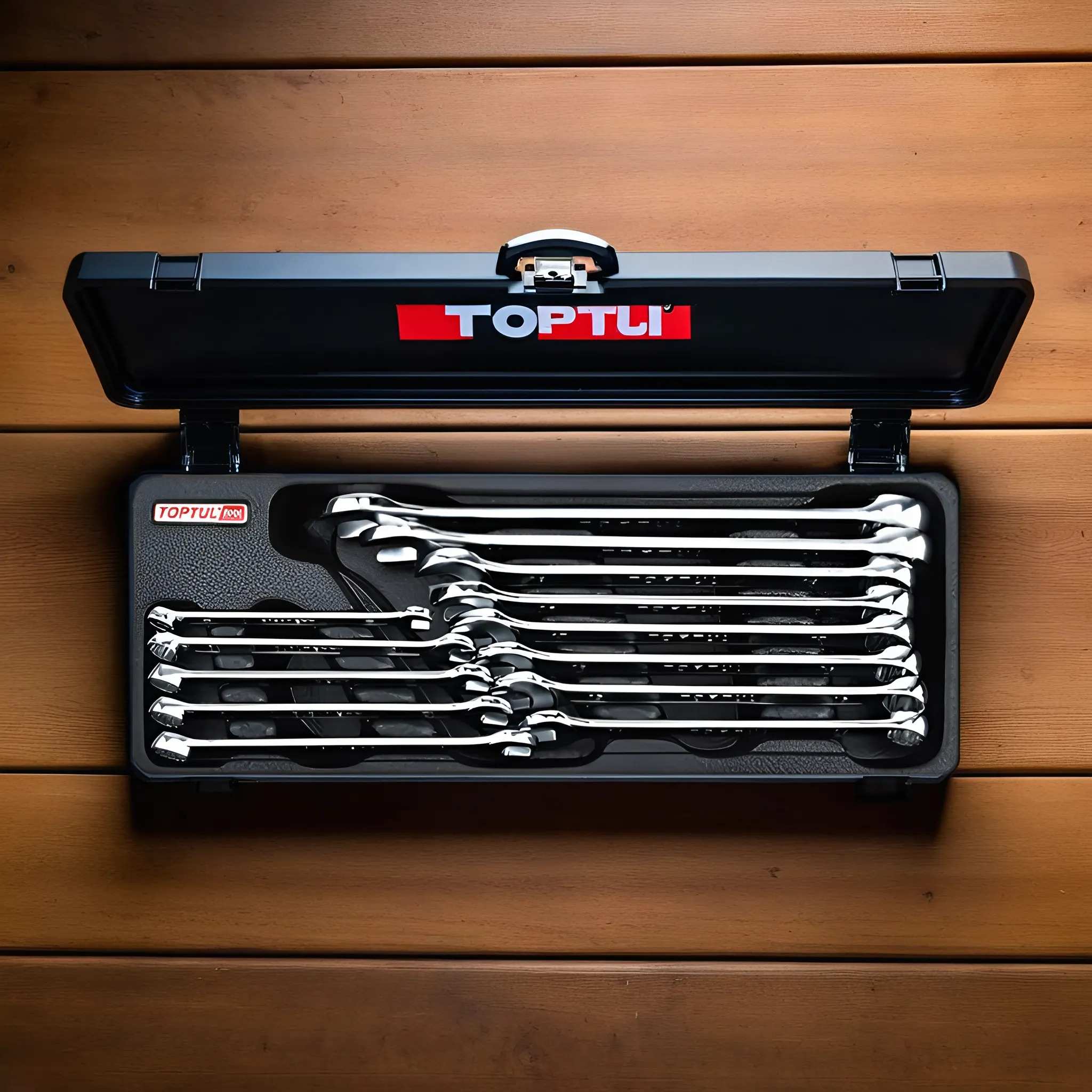 Hình ảnh 3 của mặt hàng Bộ cờ lê vòng miệng 13 chi tiết Toptul