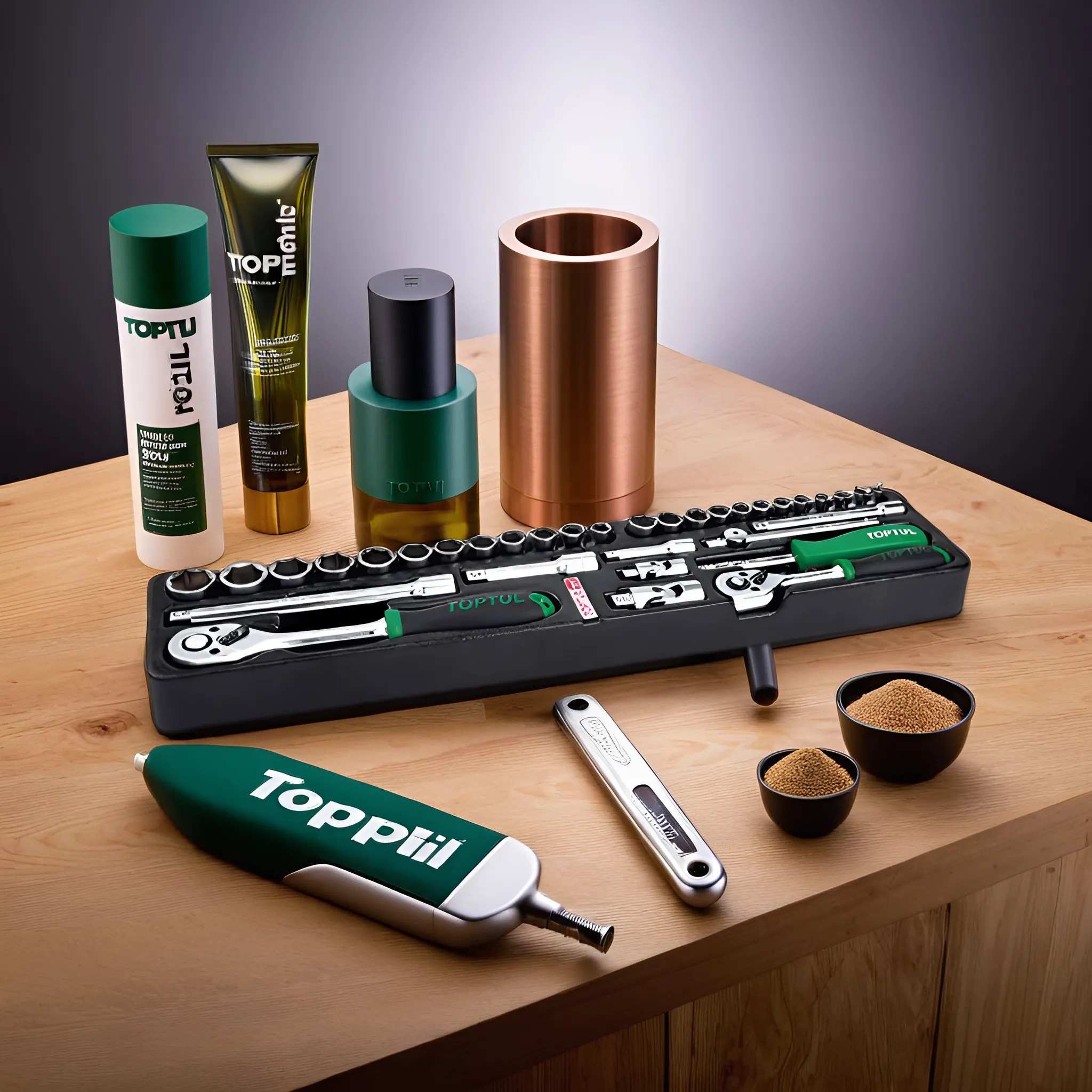 Hình ảnh 3 của mặt hàng Bộ cần siết tự động 34 chi tiết Toptul