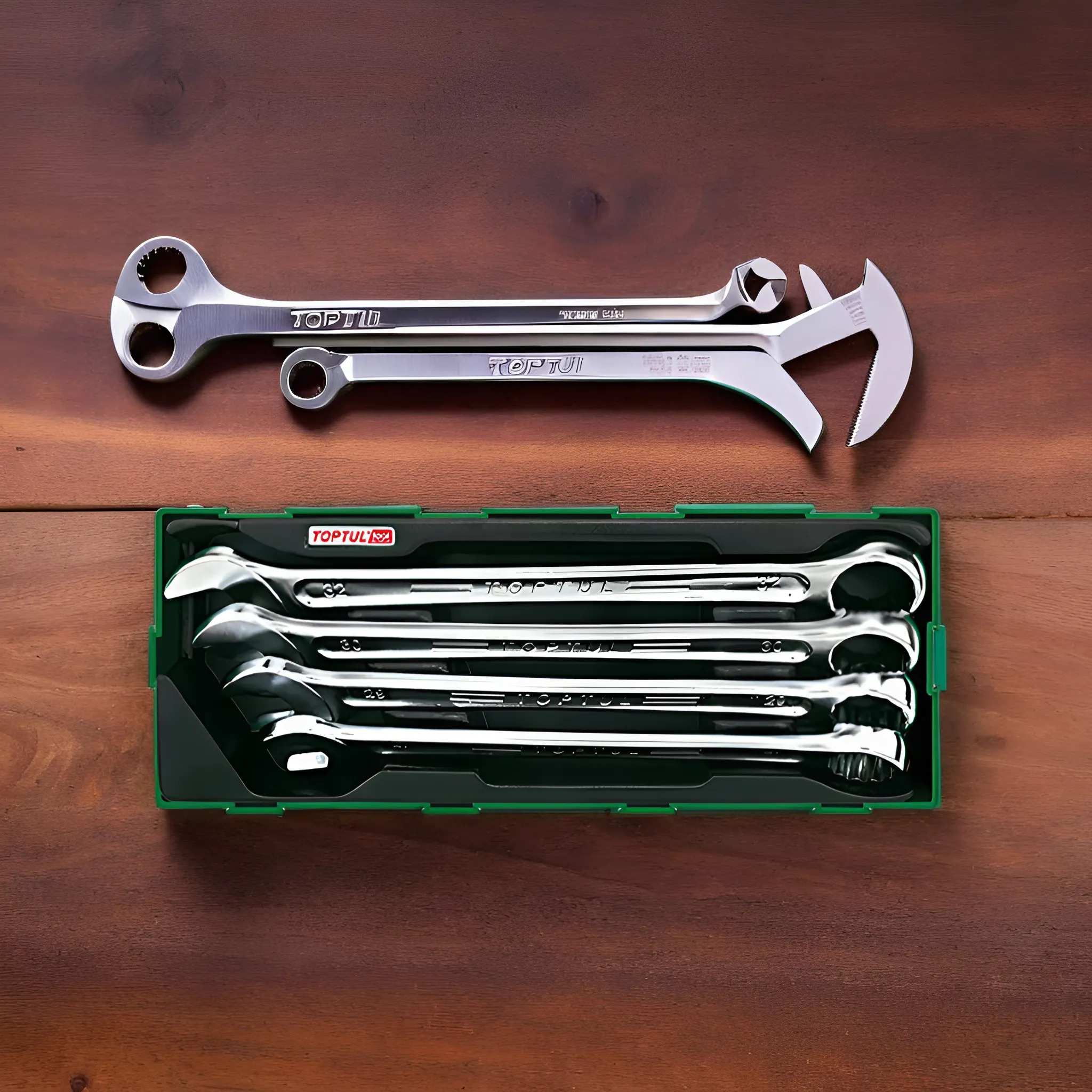 Hình ảnh 2 của mặt hàng Bộ cờ lê vòng miệng Toptul