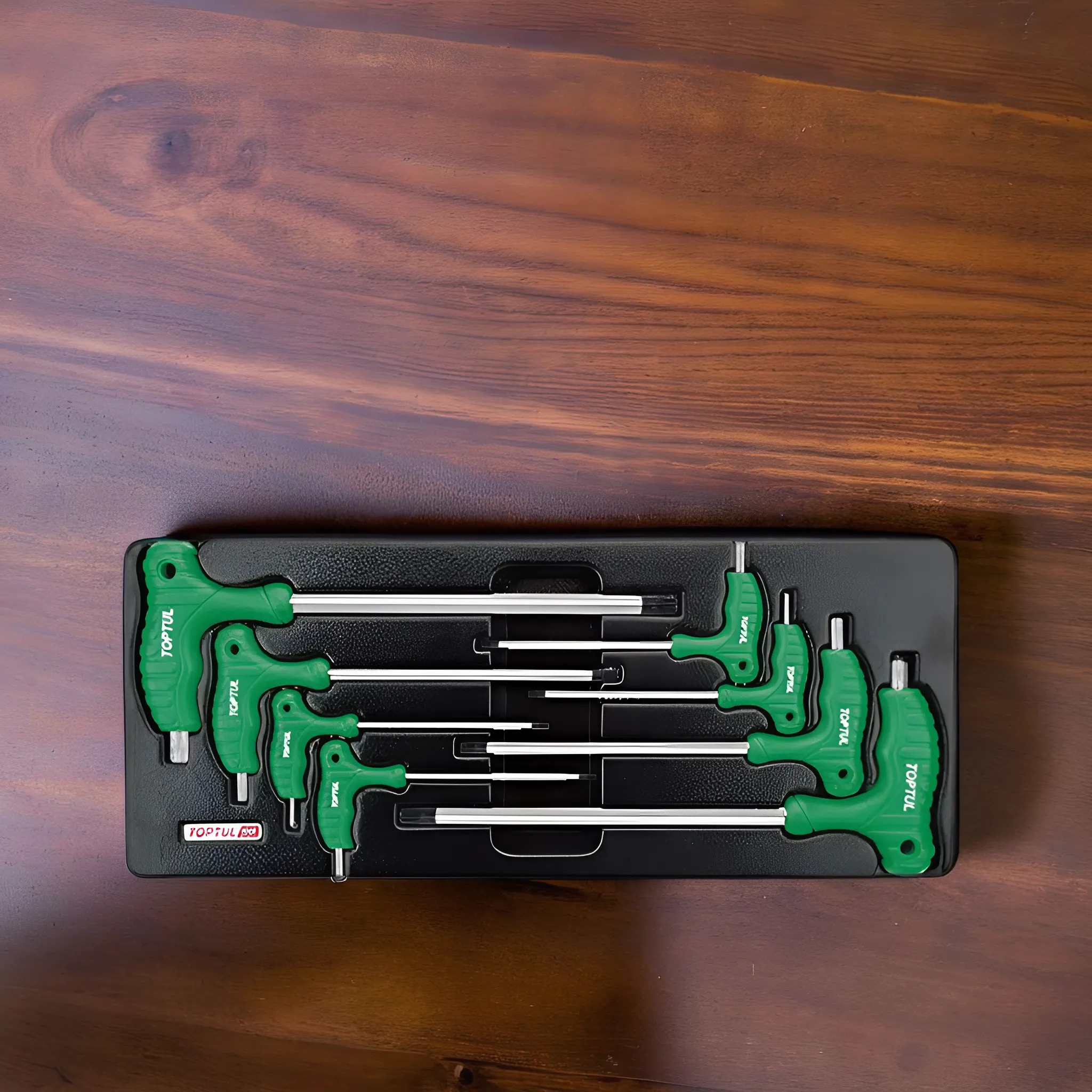 Hình ảnh 2 của mặt hàng Bộ tuýp chữ L 2 đầu sao 8 chi tiết Toptul