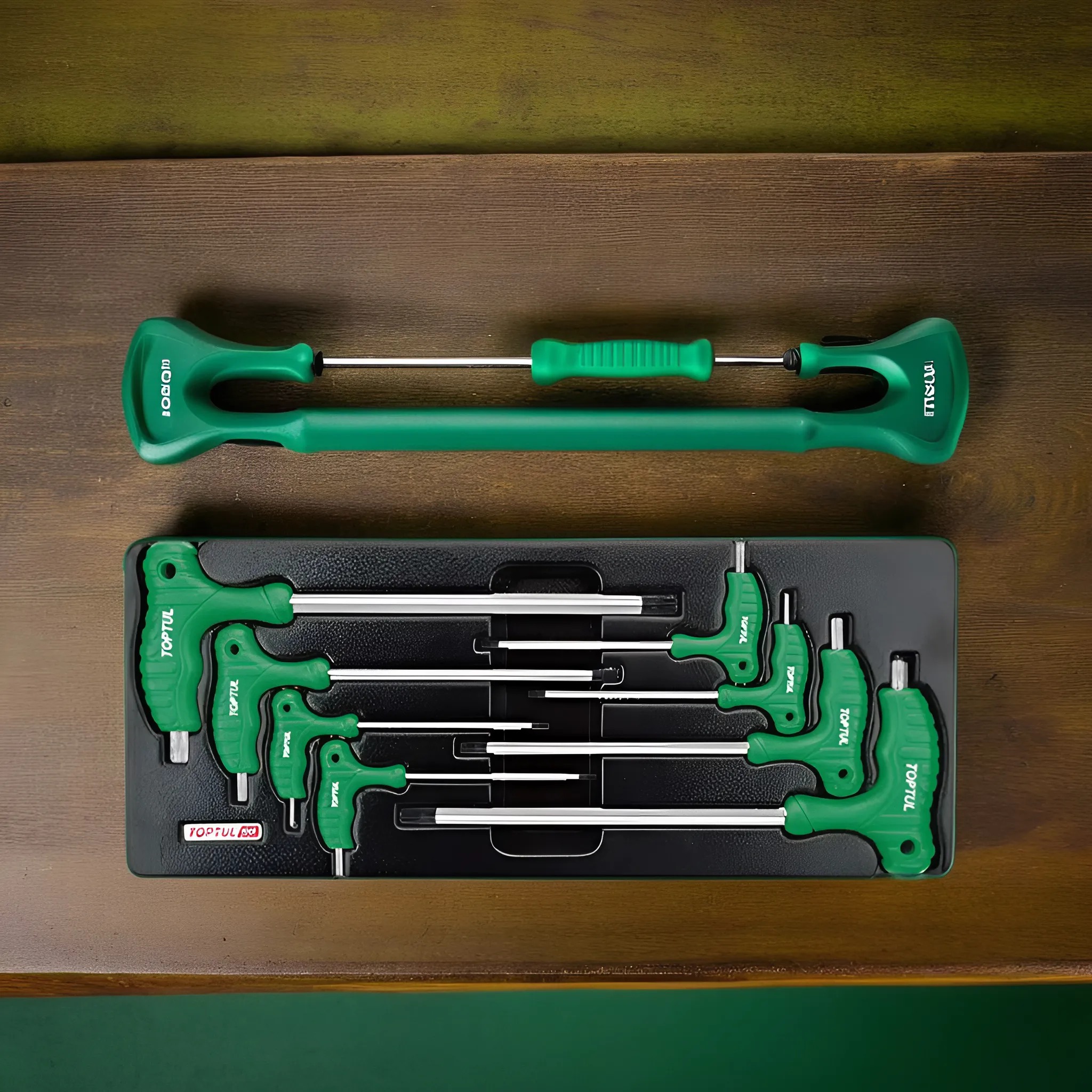 Hình ảnh 3 của mặt hàng Bộ tuýp chữ L 2 đầu sao 8 chi tiết Toptul