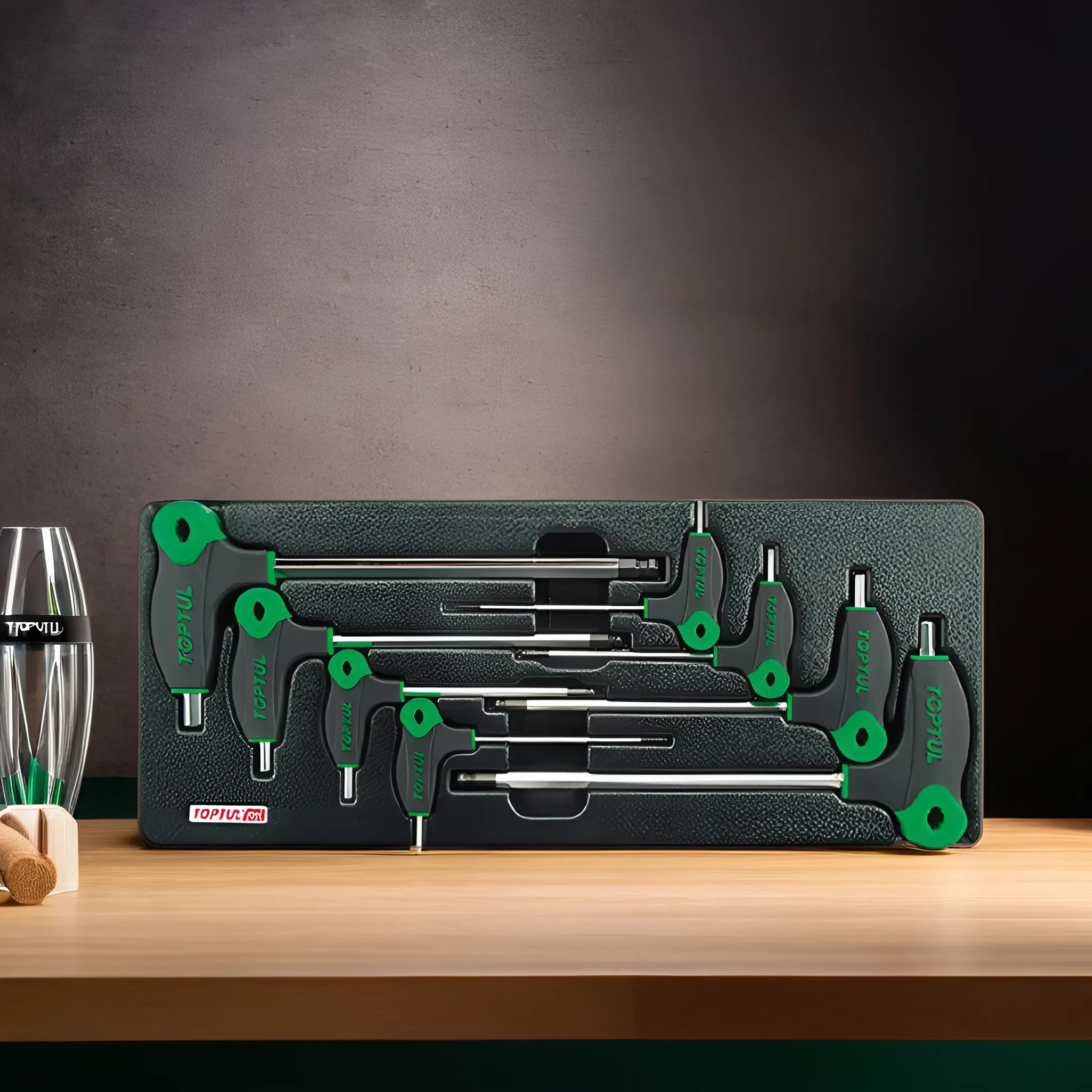 Hình ảnh 3 của mặt hàng Bộ tuýp lục giác chữ L 8 chi tiết Toptul