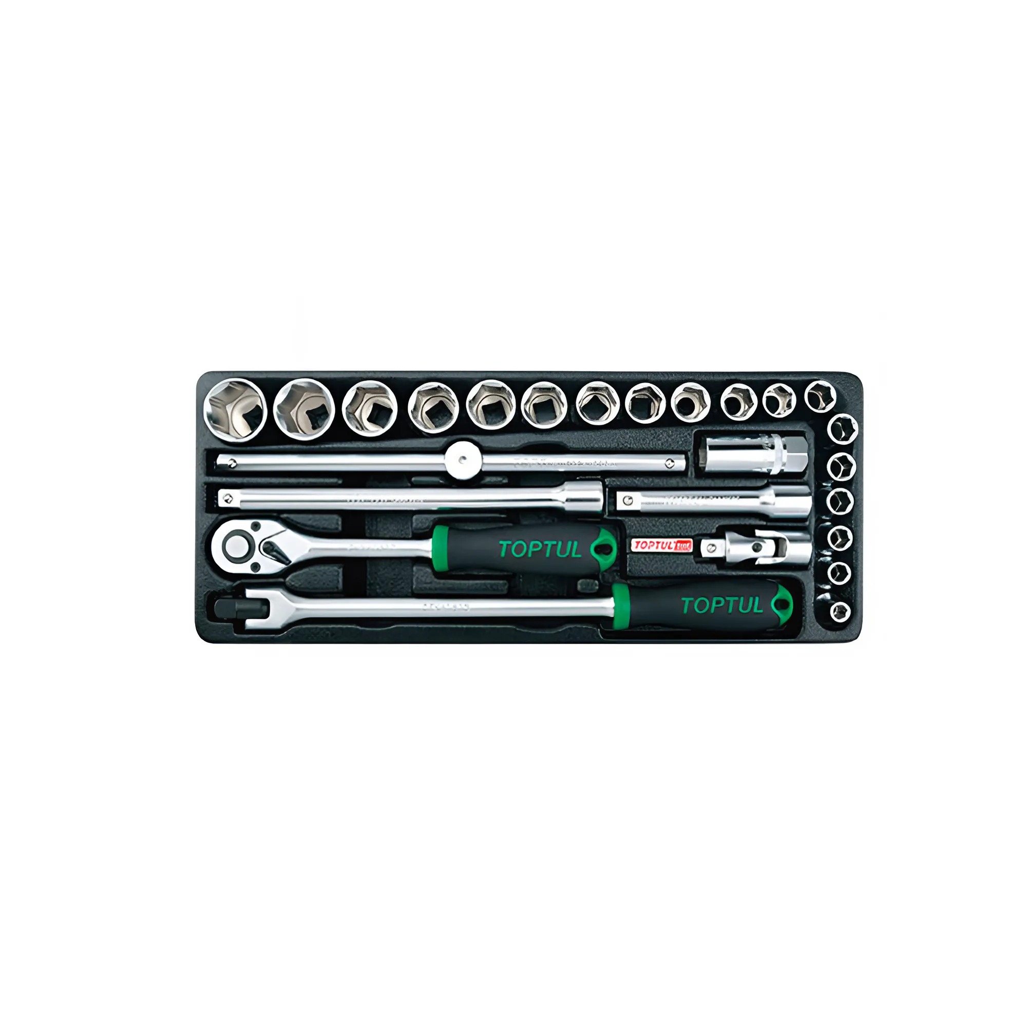 Hình ảnh 1 của mặt hàng Bộ tuýp lục giác 1/2" 25 chi tiết Toptul