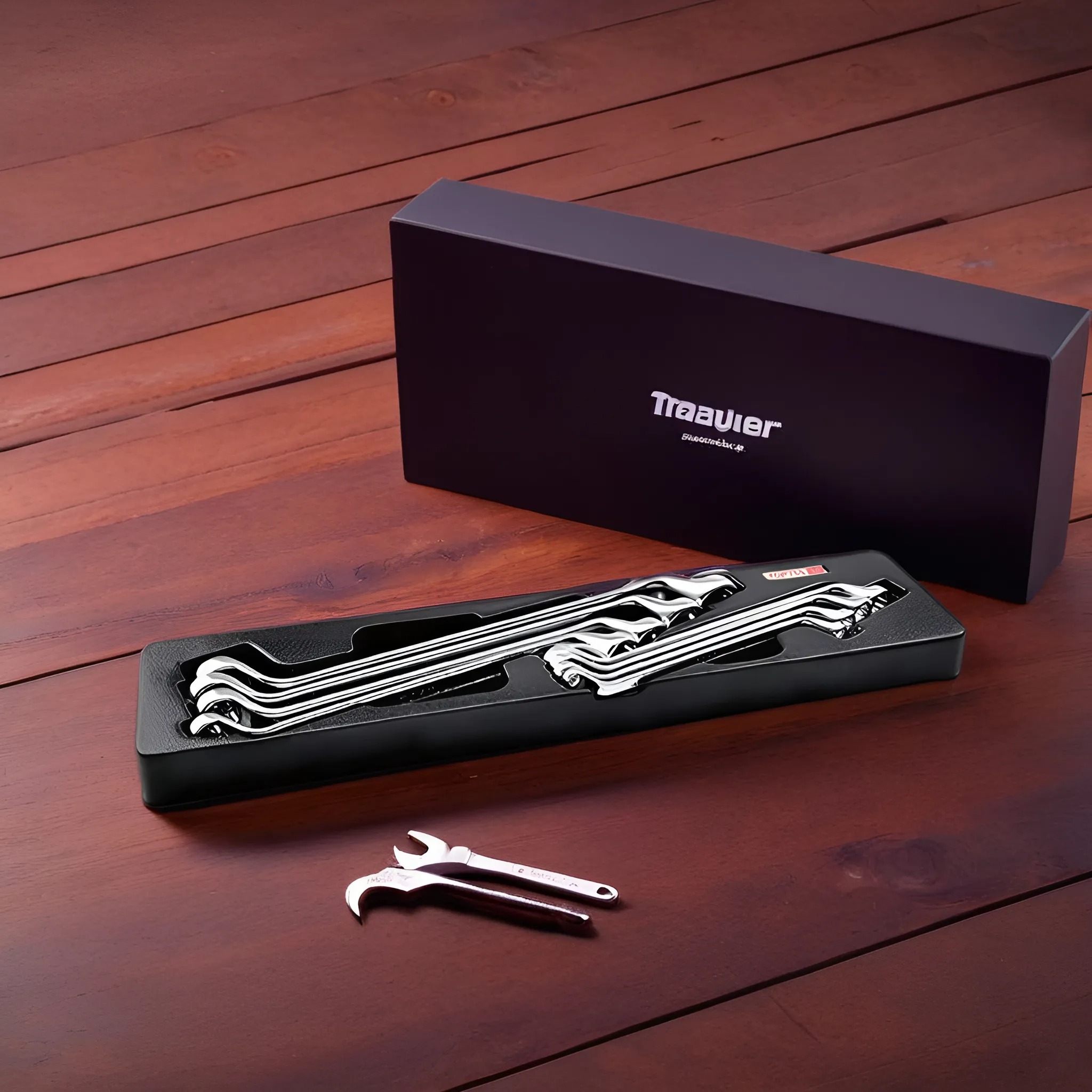 Hình ảnh 2 của mặt hàng Bộ cờ lê 2 đầu vòng 8 chi tiết Toptul