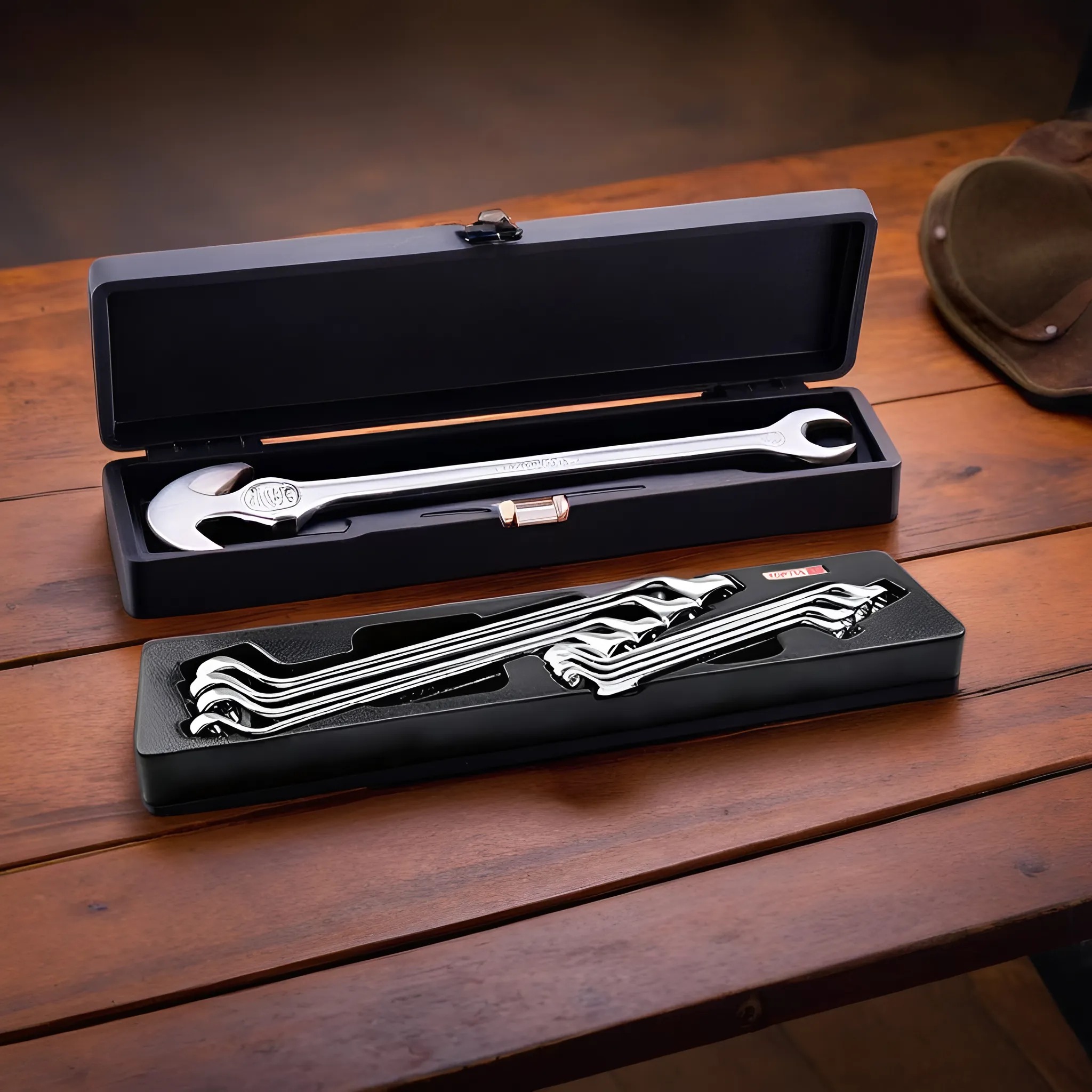 Hình ảnh 3 của mặt hàng Bộ cờ lê 2 đầu vòng 8 chi tiết Toptul