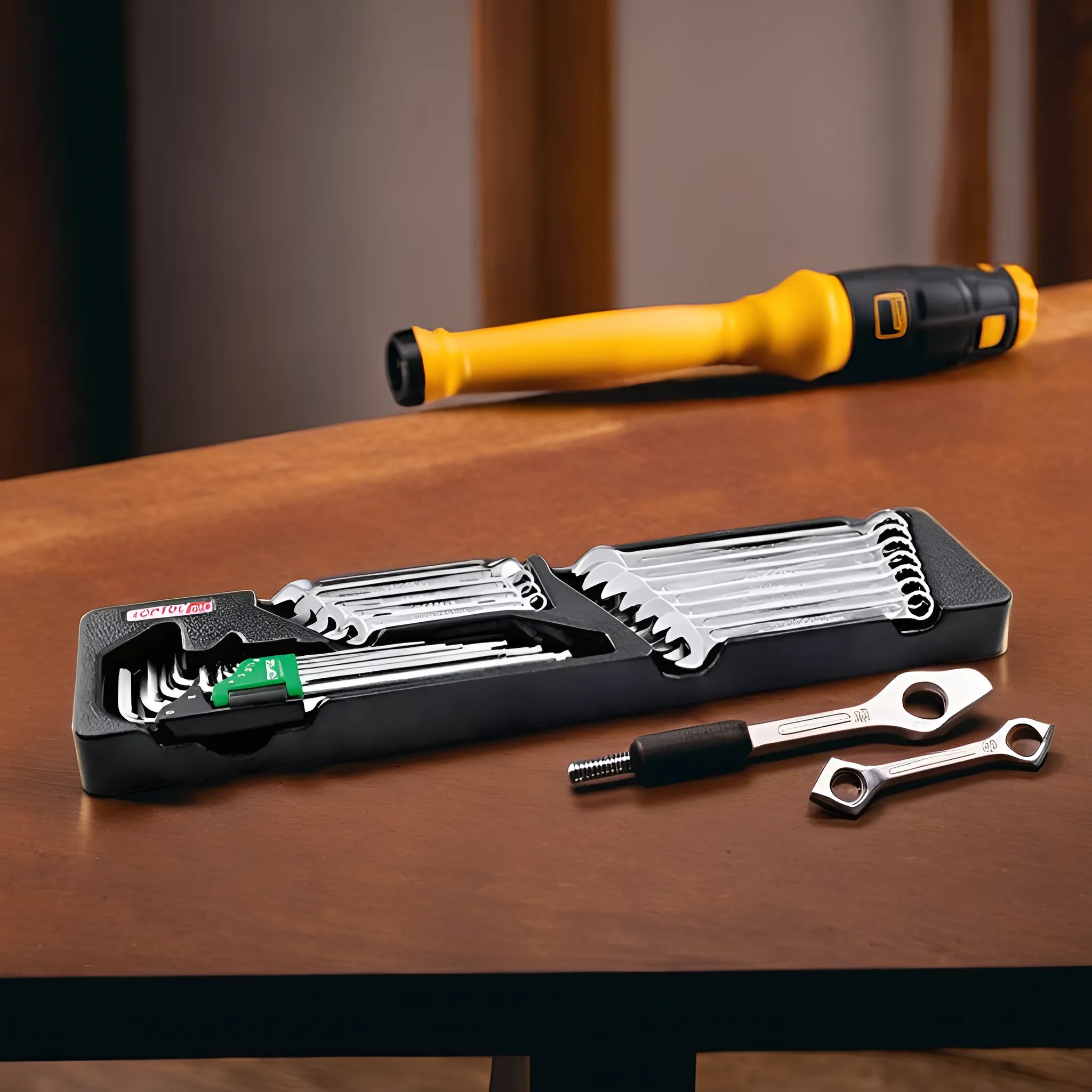 Hình ảnh 2 của mặt hàng Bộ cờ lê vòng miệng & lục giác bi 20 chi tiết Toptul