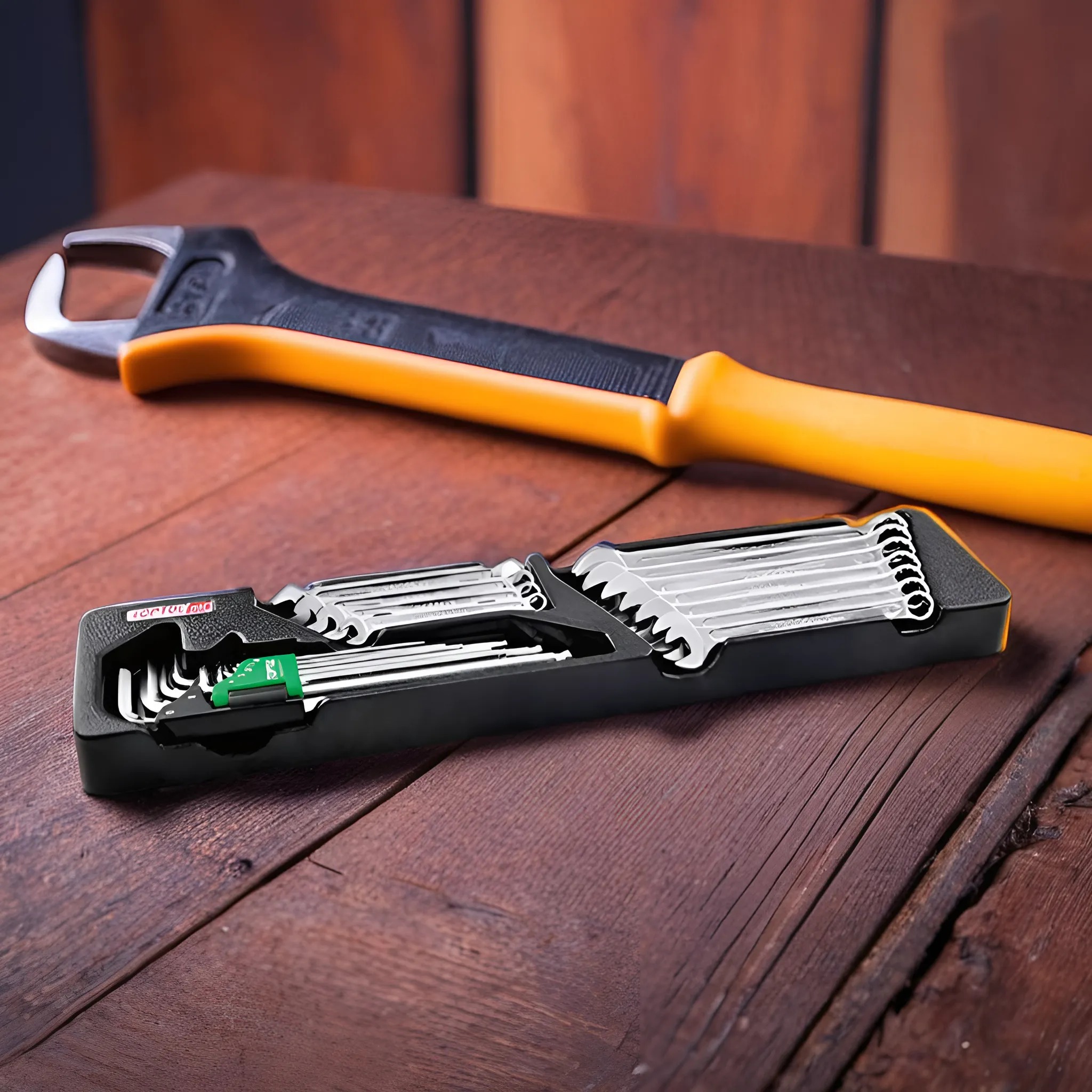 Hình ảnh 3 của mặt hàng Bộ cờ lê vòng miệng & lục giác bi 20 chi tiết Toptul