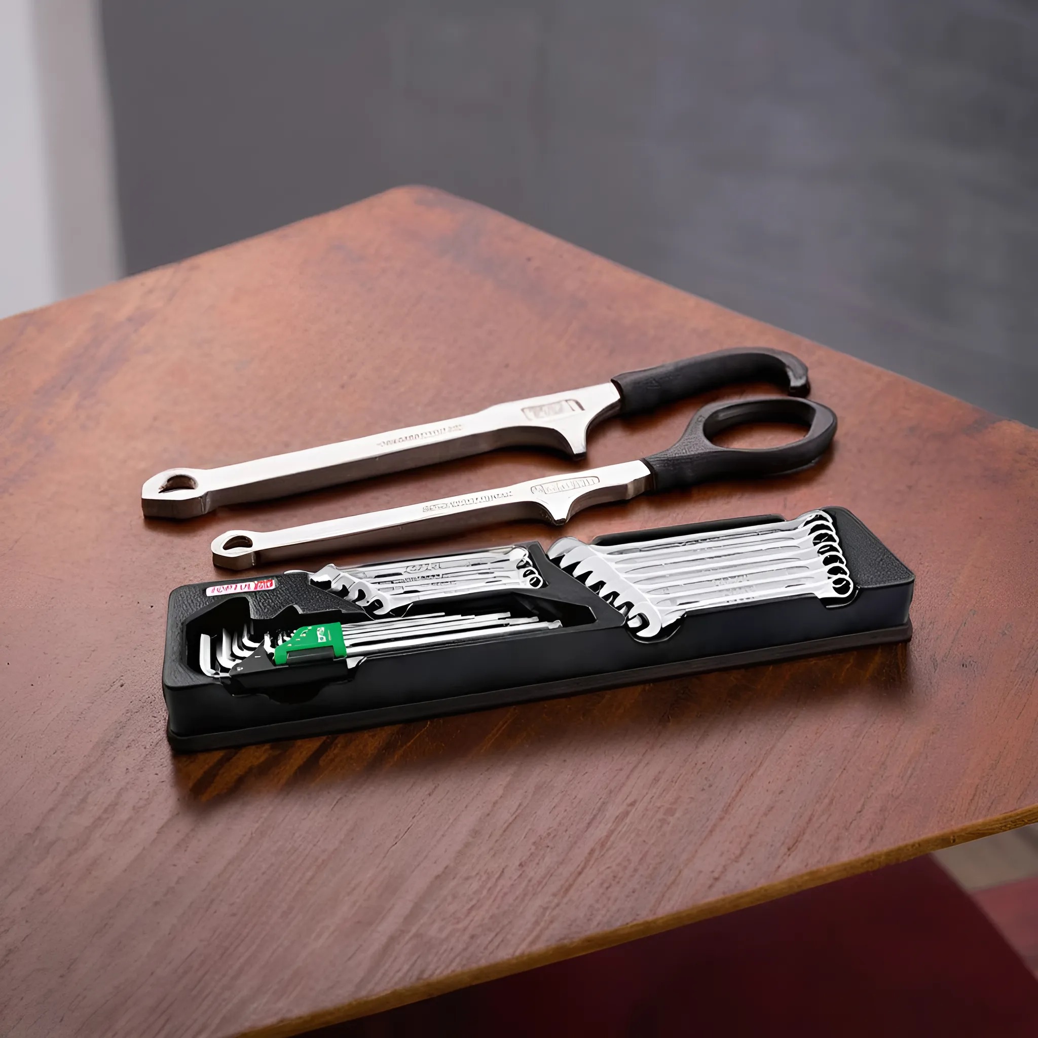 Hình ảnh 2 của mặt hàng Bộ Cờ lê vòng miệng & lục giác bi 20 chi tiết Toptul