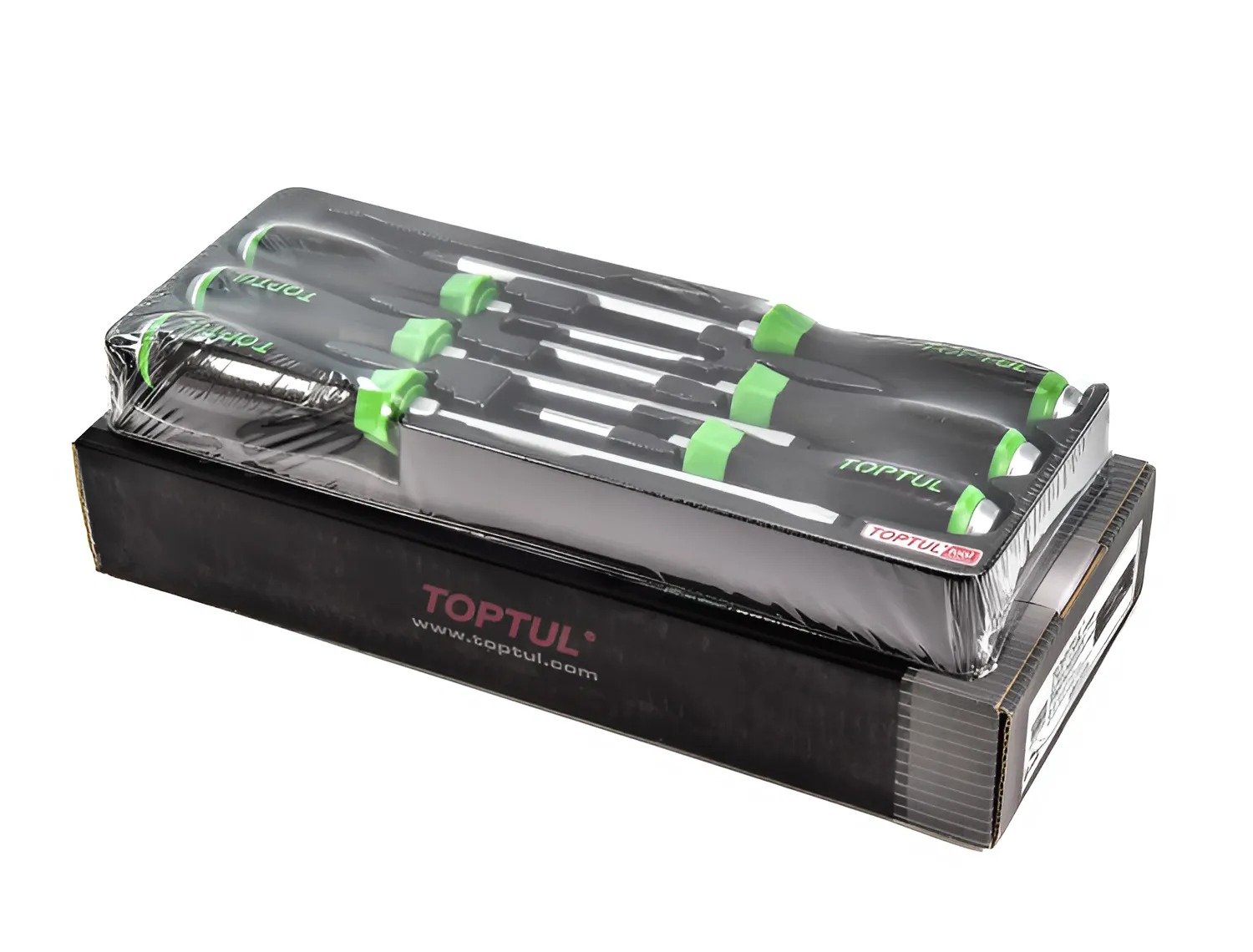 Hình ảnh 3 của mặt hàng Bộ tua vít đóng 6 chi tiết Toptul