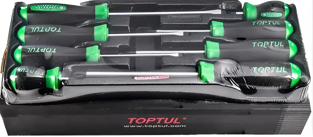 Hình ảnh 2 của mặt hàng Bộ tua vít 8 chi tiết Toptul