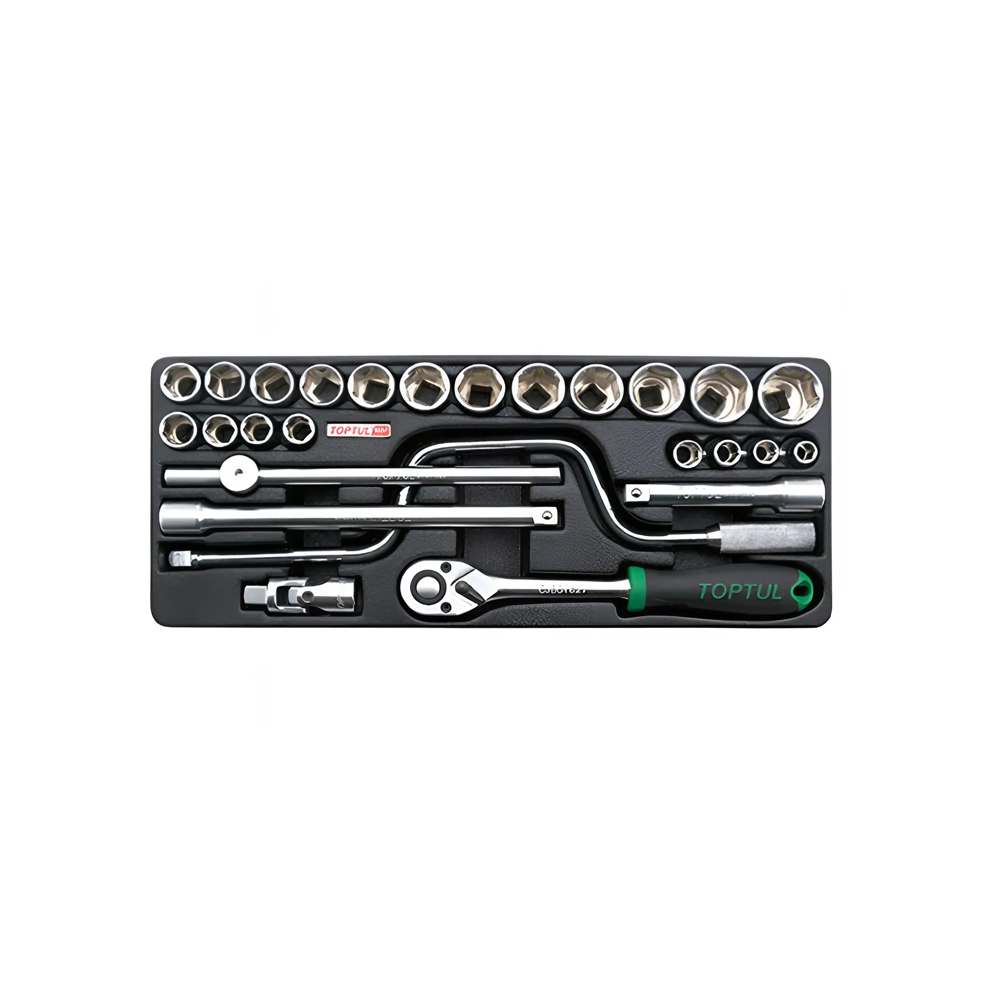 Hình ảnh 1 của mặt hàng Bộ tuýp 1/2" 26 chi tiết Toptul