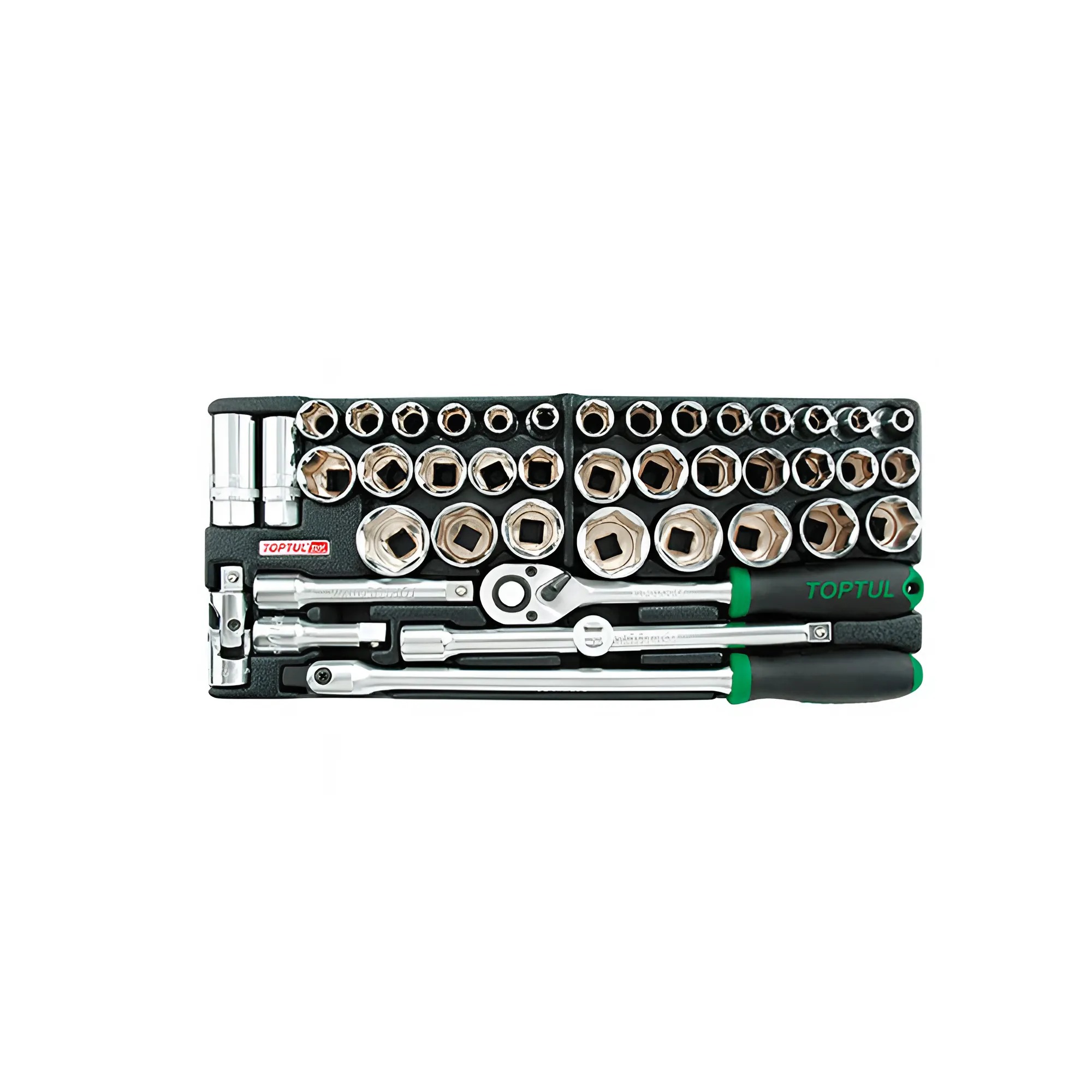 Hình ảnh 1 của mặt hàng Bộ tuýp 1/2" 43 chi tiết Toptul