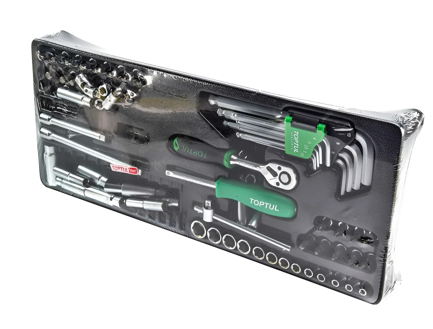 Hình ảnh 4 của mặt hàng Bộ dụng cụ 1/4" 72 chi tiết Toptul