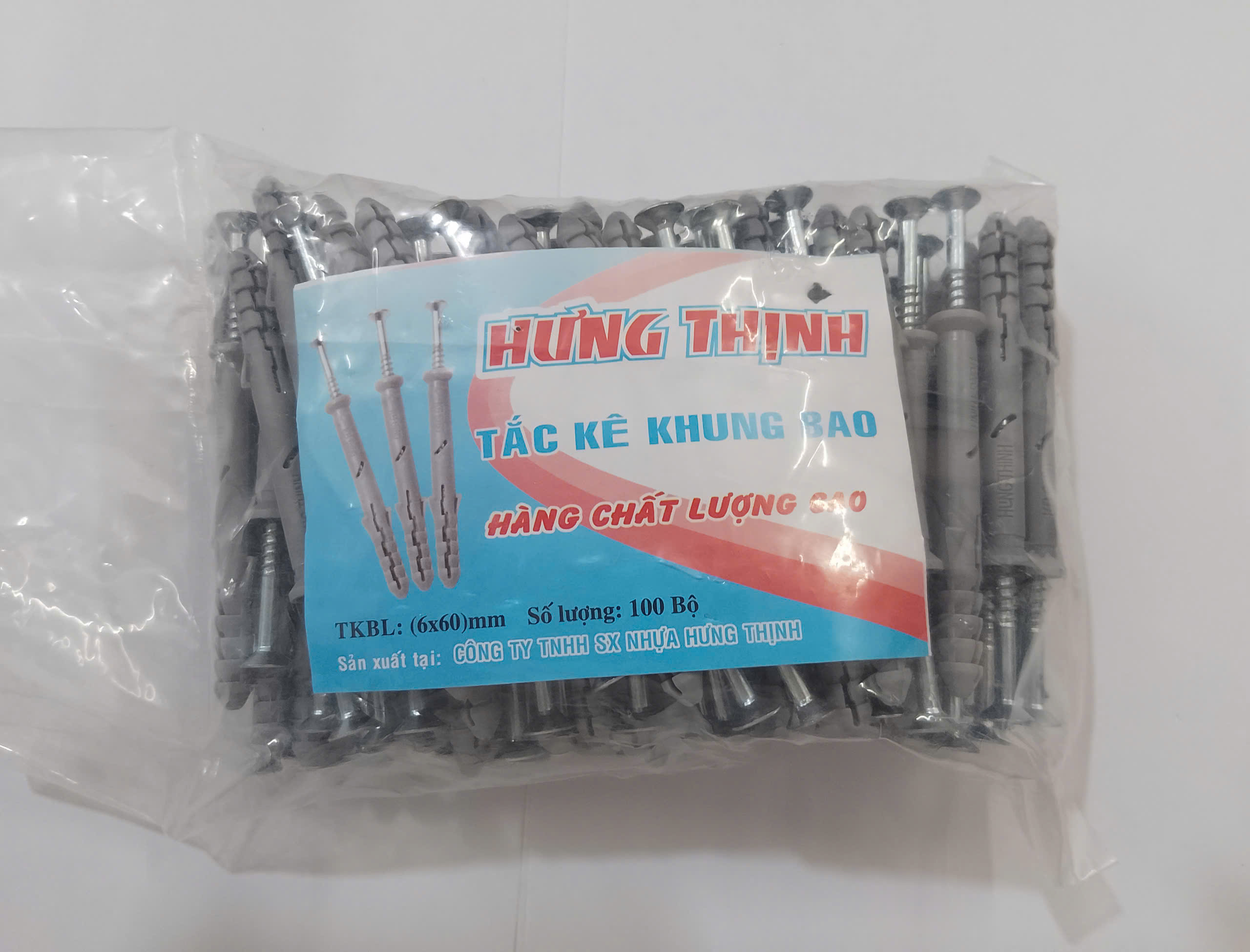 Hình ảnh 3 của mặt hàng Khung bao xám 6x60mm (lốc 100 cái)