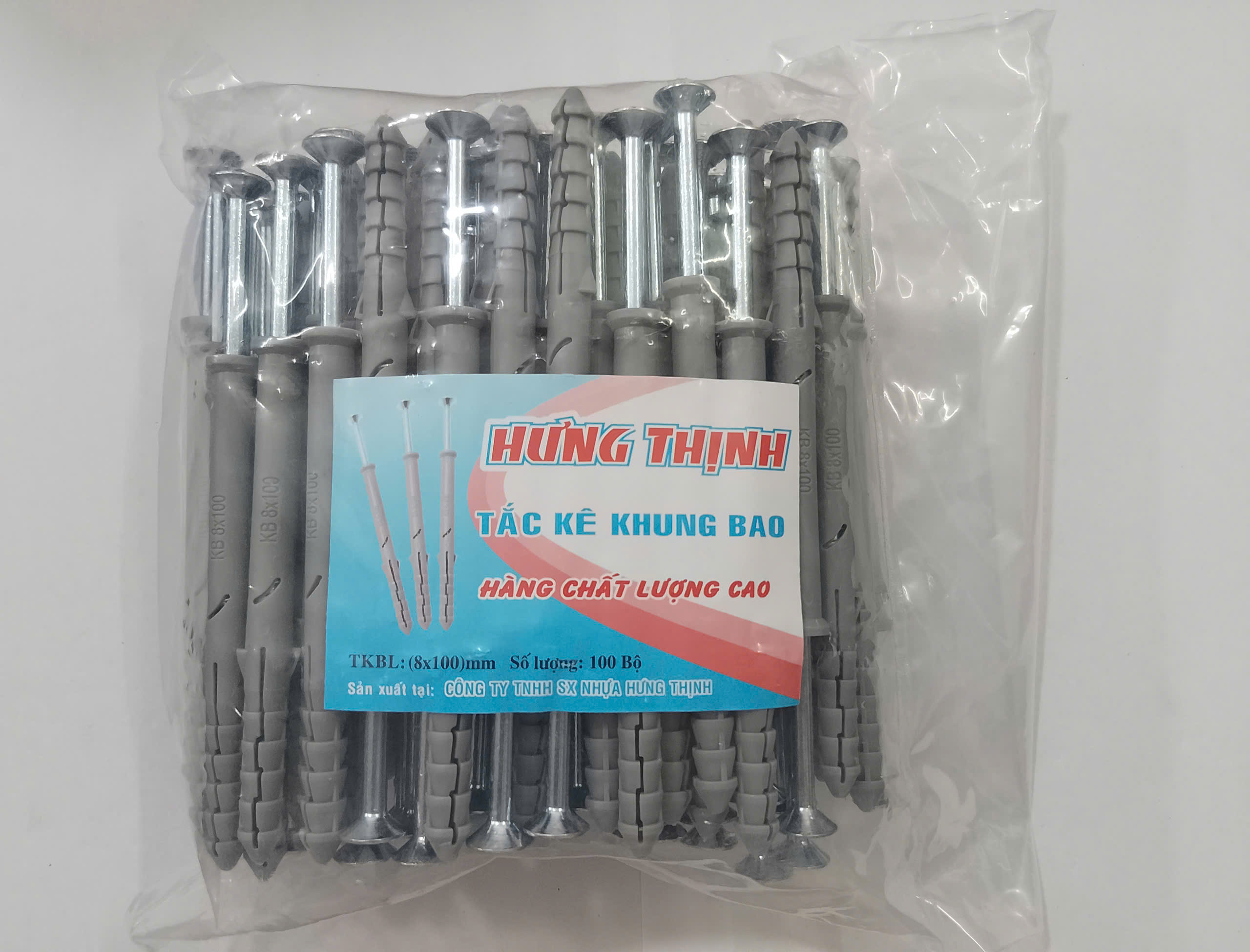 Hình ảnh 6 của mặt hàng Khung bao xám 8x100mm (lốc 100 cái)