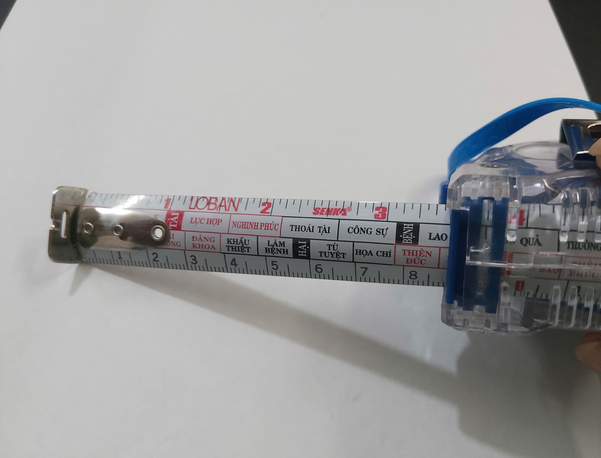 Hình ảnh 5 của mặt hàng Thước trong Senka 5M x 19mm 2 mặt Lỗ Ban