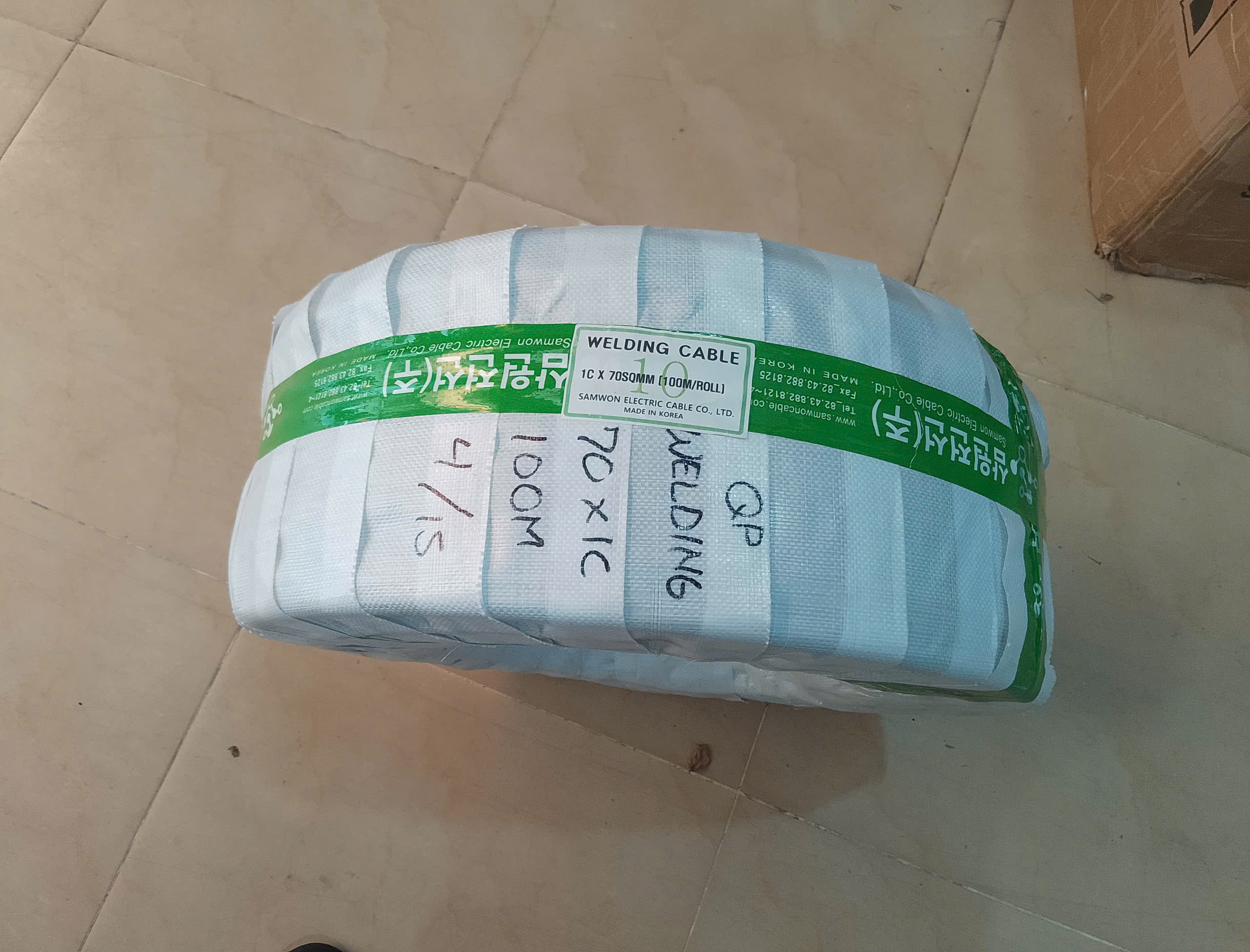 Hình ảnh 3 của mặt hàng Cáp hàn cao su 70mm² Samwon