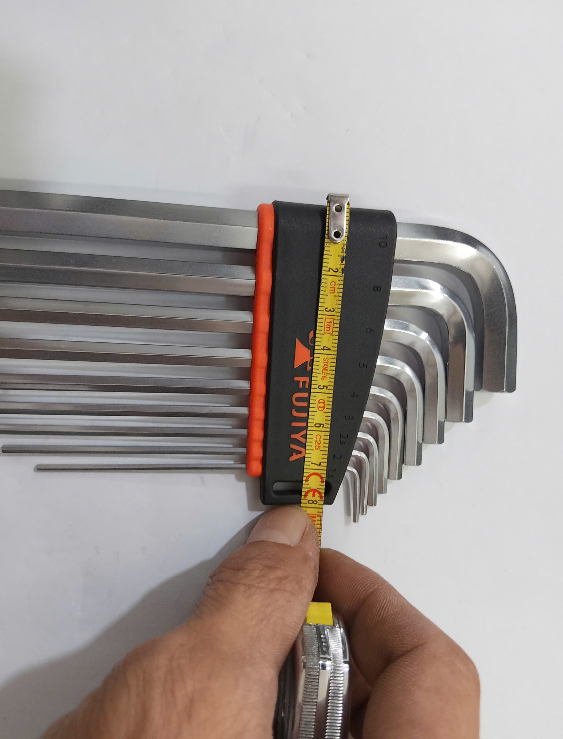 Hình ảnh 2 của mặt hàng Bộ lục giác đầu bằng cán dài Fujiya LH330-9S