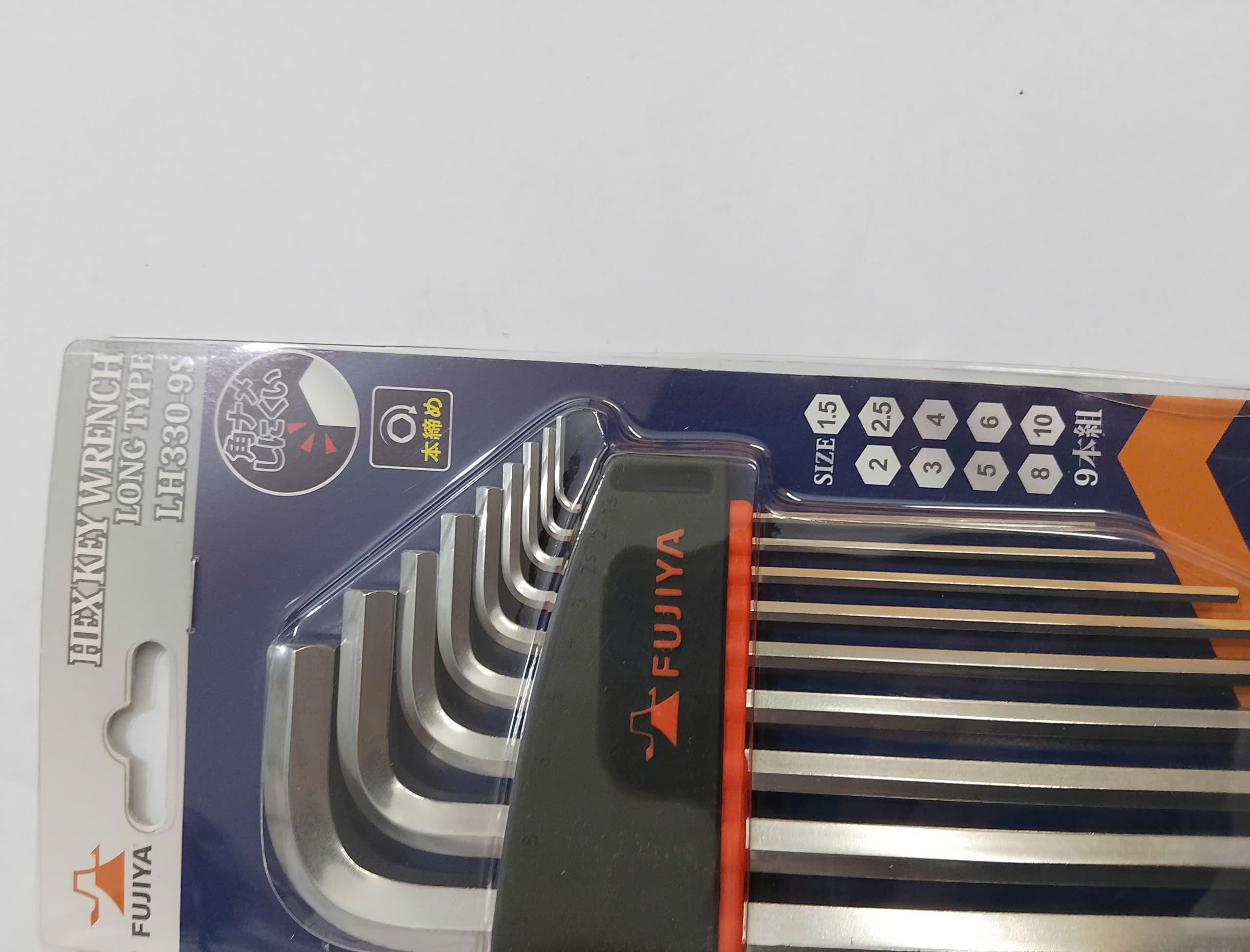 Hình ảnh 8 của mặt hàng Bộ lục giác đầu bằng cán dài Fujiya LH330-9S