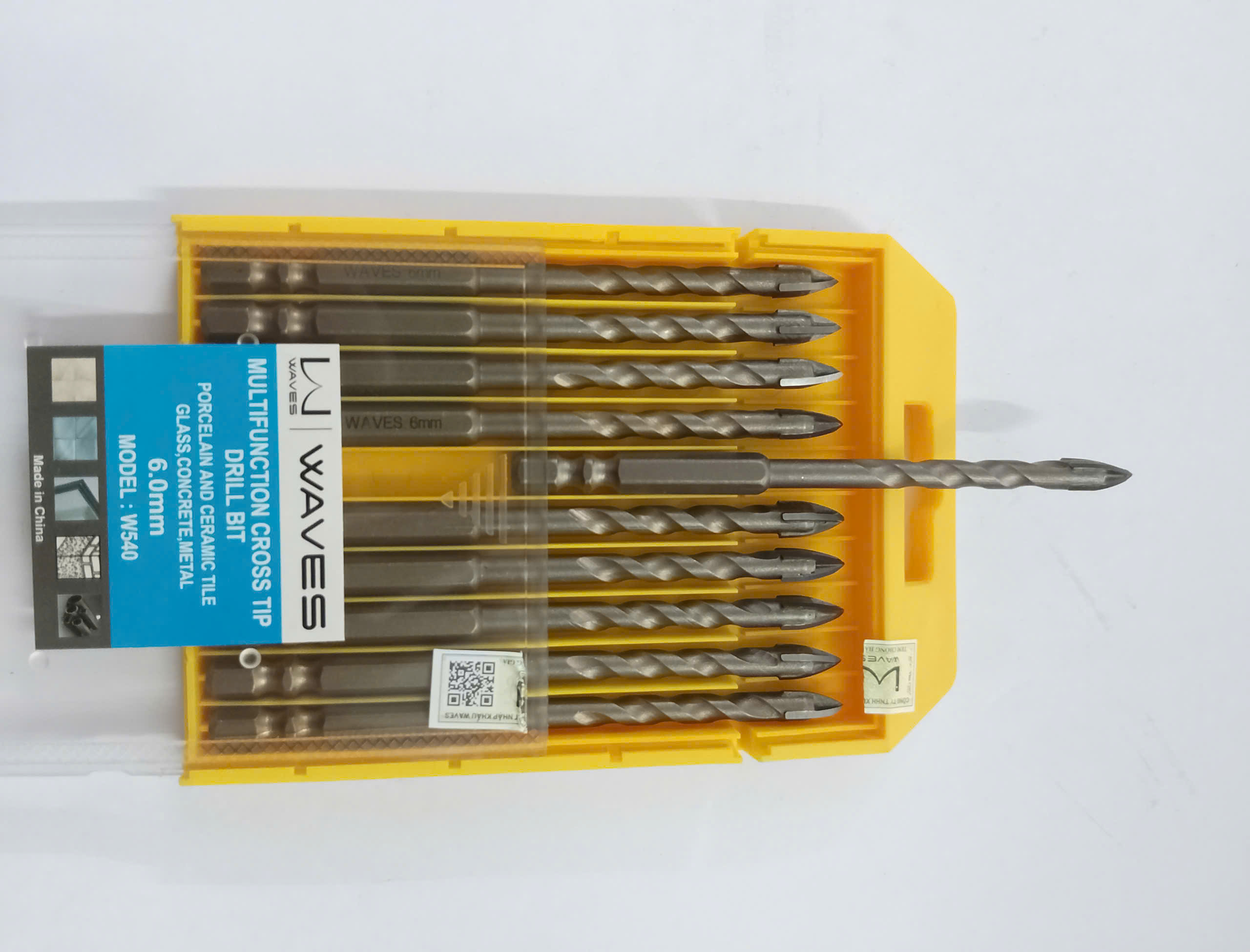 Hình ảnh 8 của mặt hàng Mũi khoan đa năng 4 cạnh chuôi lục giác 6mm
