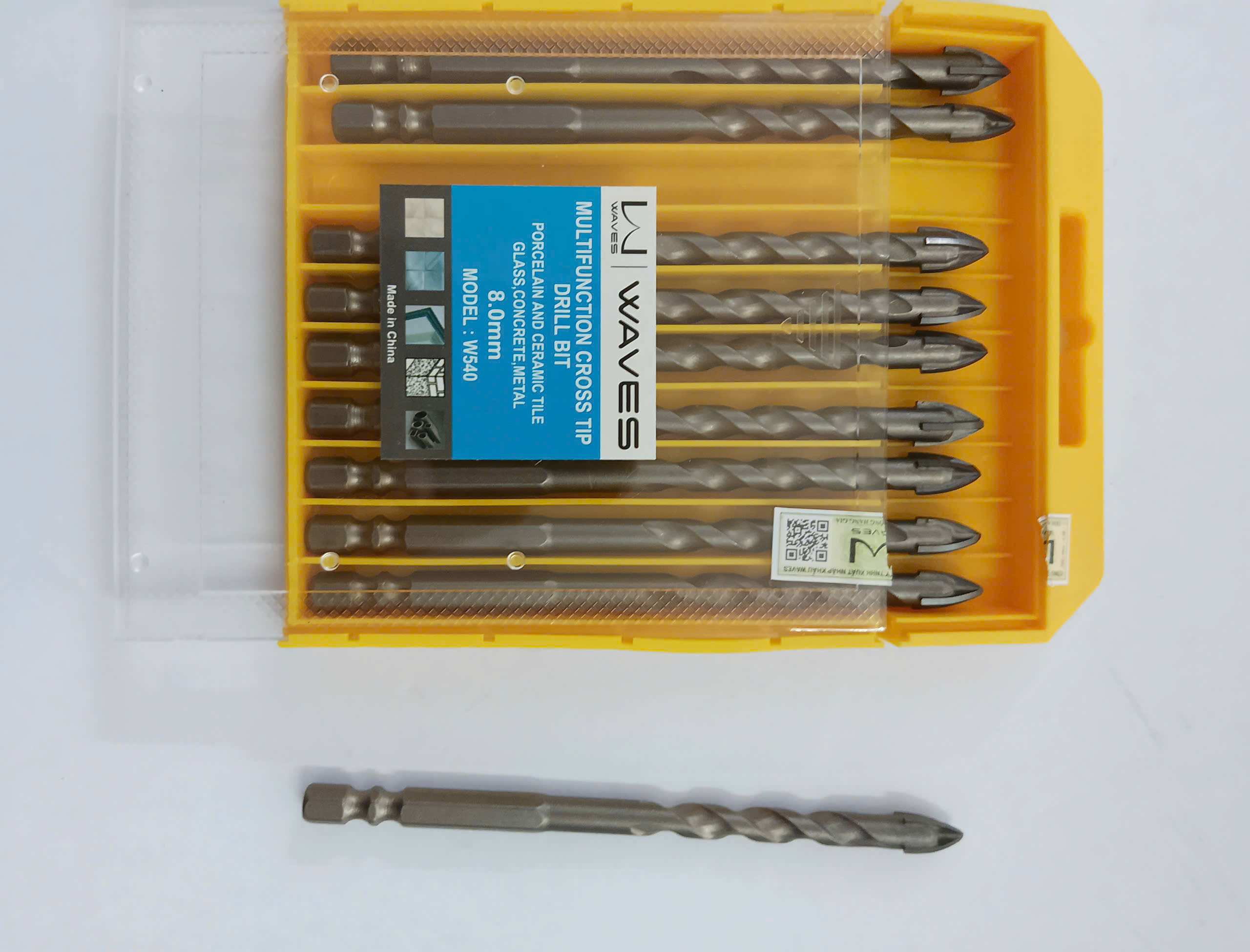 Hình ảnh 1 của mặt hàng Mũi khoan đa năng 4 cạnh chuôi lục giác 8mm