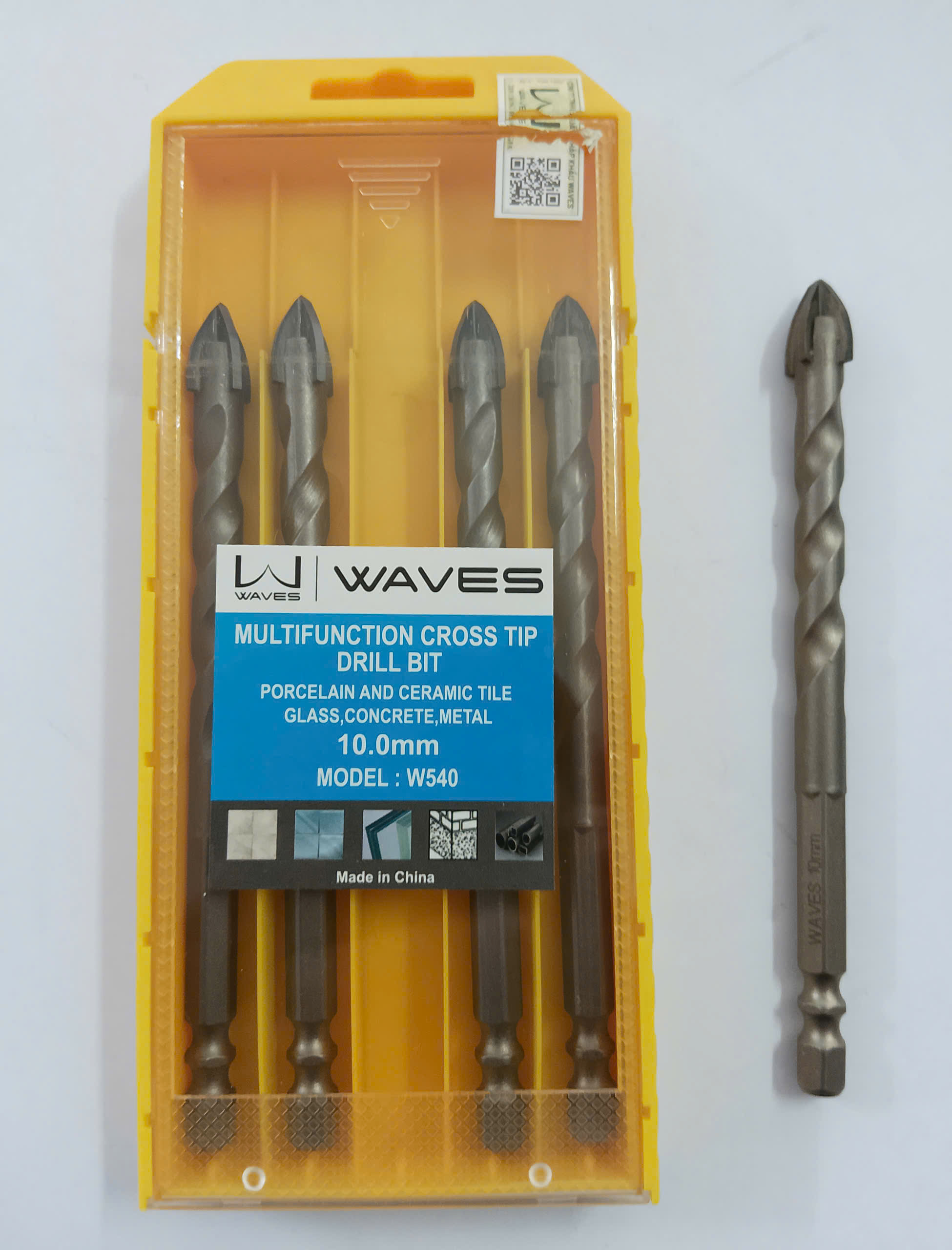 Hình ảnh 2 của mặt hàng Mũi khoan đa năng 4 cạnh chuôi lục giác 10mm
