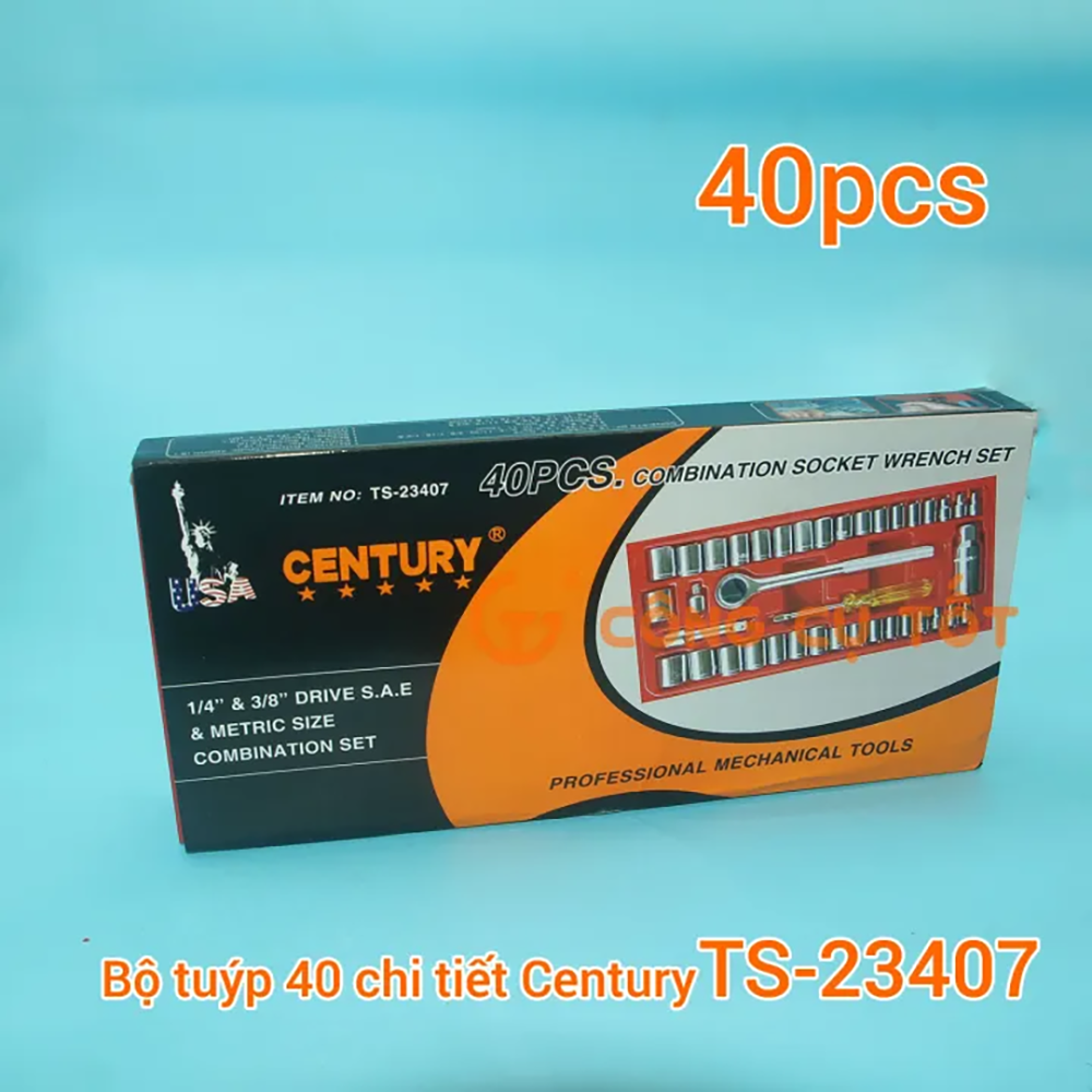 Hình ảnh 22 của mặt hàng Bộ típ 40 món Century