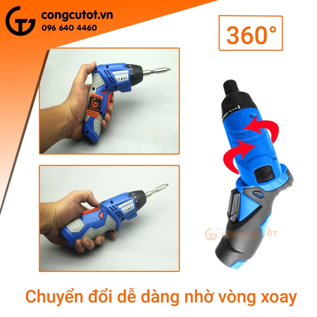 Hình ảnh 3 của mặt hàng Máy khoan dùng pin 4V