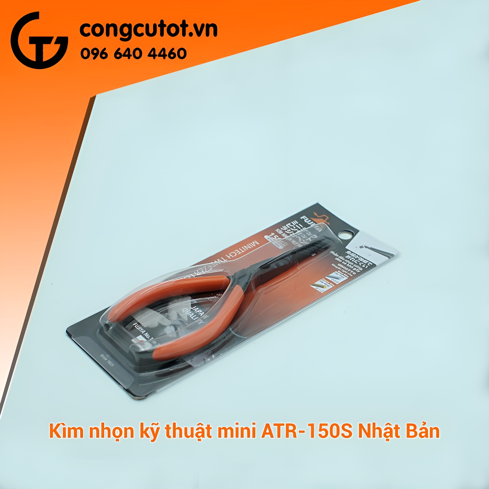 Hình ảnh 12 của mặt hàng Kìm nhọn kỹ thuật mini 150mm Fujiya ATR-150S