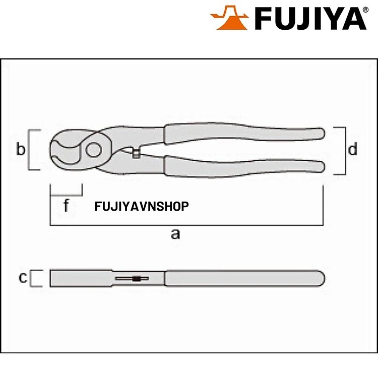 Hình ảnh 8 của mặt hàng Kìm cắt cáp 150MM Fujiya GCC-150