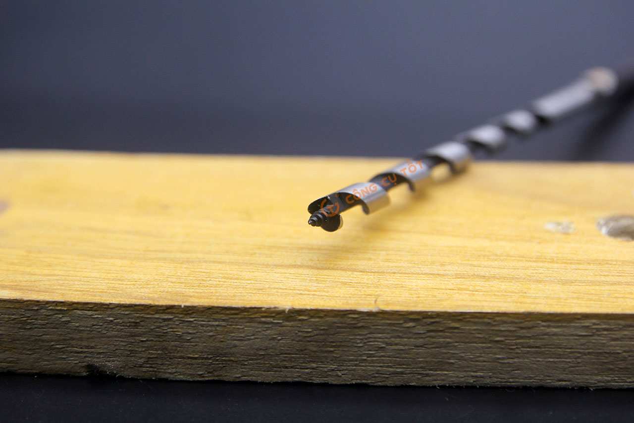Hình ảnh 7 của mặt hàng Mũi khoan gỗ xoắn ốc Auger Φ8 dài rãnh 100mm chuôi lục Onishi Nhật Bản