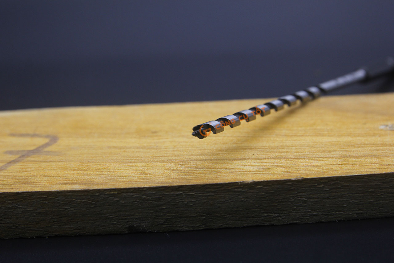 Hình ảnh 6 của mặt hàng Mũi khoan gỗ xoắn ốc Auger Φ4 dài rãnh 85mm chuôi lục Onishi Nhật Bản