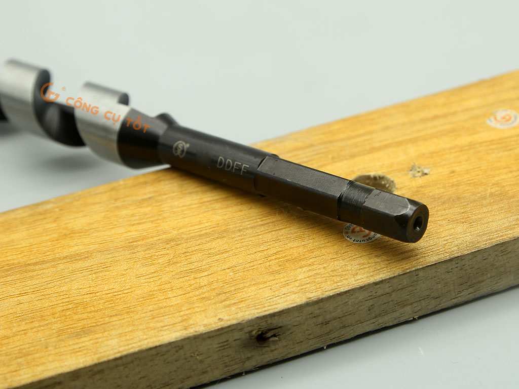 Hình ảnh 5 của mặt hàng Mũi khoan gỗ xoắn ốc Auger Φ10 dài rãnh 120mm chuôi lục Onishi Nhật Bản