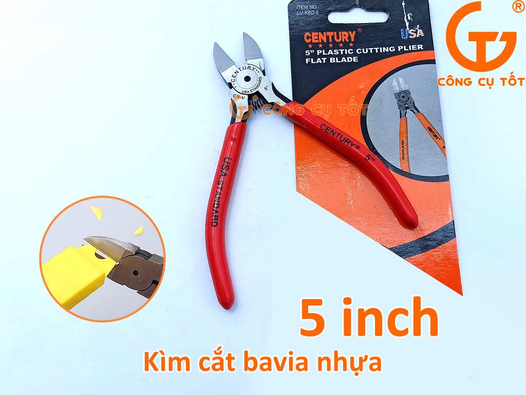 Hình ảnh 11 của mặt hàng Kìm cắt bavia 5 inch