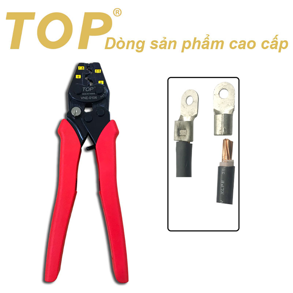 Hình ảnh 3 của mặt hàng Kìm bấm cos trợ lực TOP 1.5-6