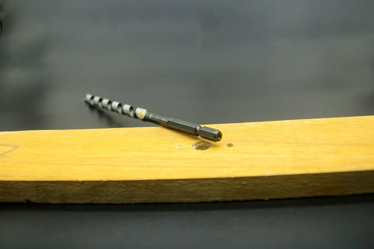 Hình ảnh 10 của mặt hàng Mũi khoan gỗ xoắn ốc Auger Φ9 dài rãnh 120mm chuôi lục Onishi Nhật Bản