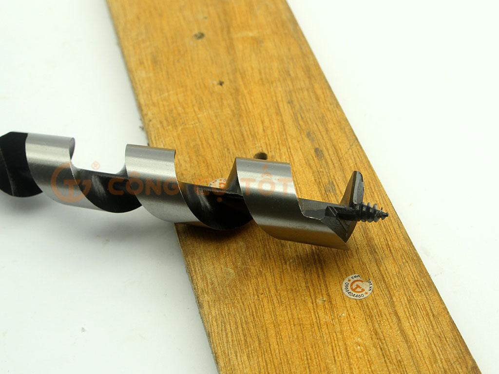 Hình ảnh 1 của mặt hàng Mũi khoan gỗ xoắn ốc Auger Φ20 dài rãnh 135mm chuôi lục Onishi Nhật Bản