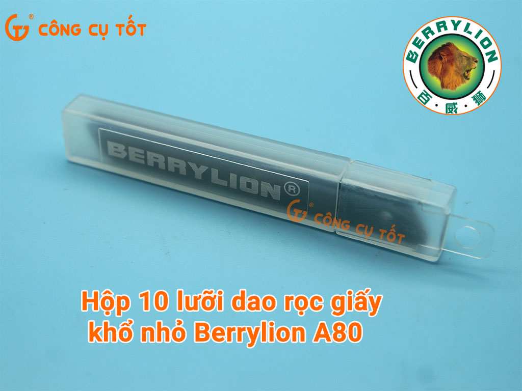 Hình ảnh 4 của mặt hàng Lưỡi dao NHỎ Berrylion A80 (hộp bé 10 lưỡi ). Đặt tối thiếu 50 tép là 5 hộp