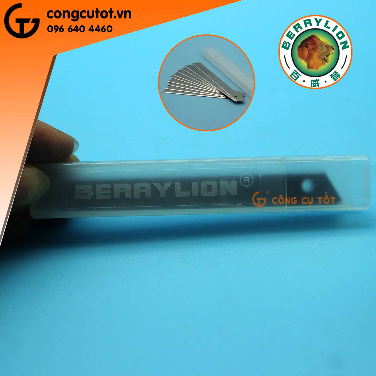 Hình ảnh 6 của mặt hàng Lưỡi dao NHỎ Berrylion A80 (hộp bé 10 lưỡi ). Đặt tối thiếu 50 tép là 5 hộp