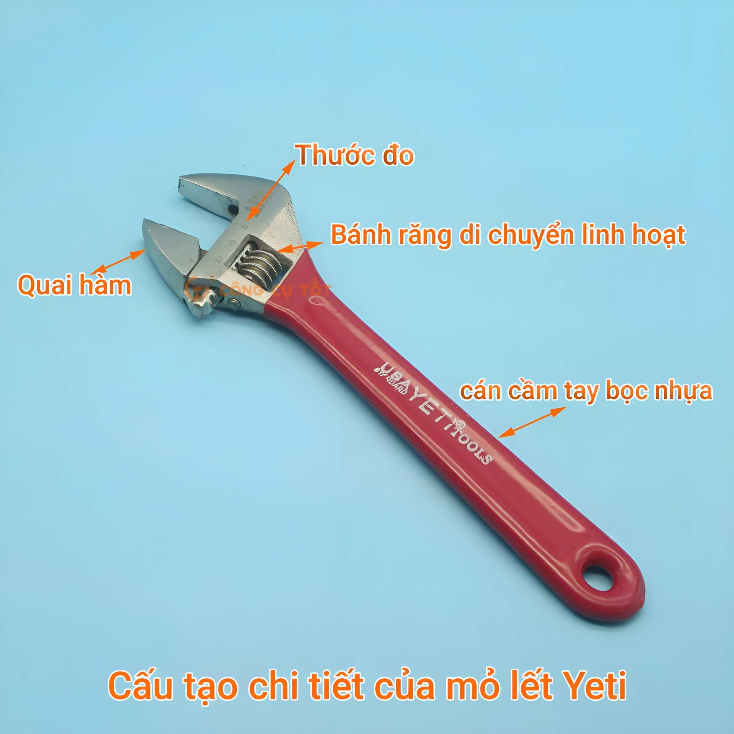 Hình ảnh 3 của mặt hàng Mỏ lết Yeti 15 inch